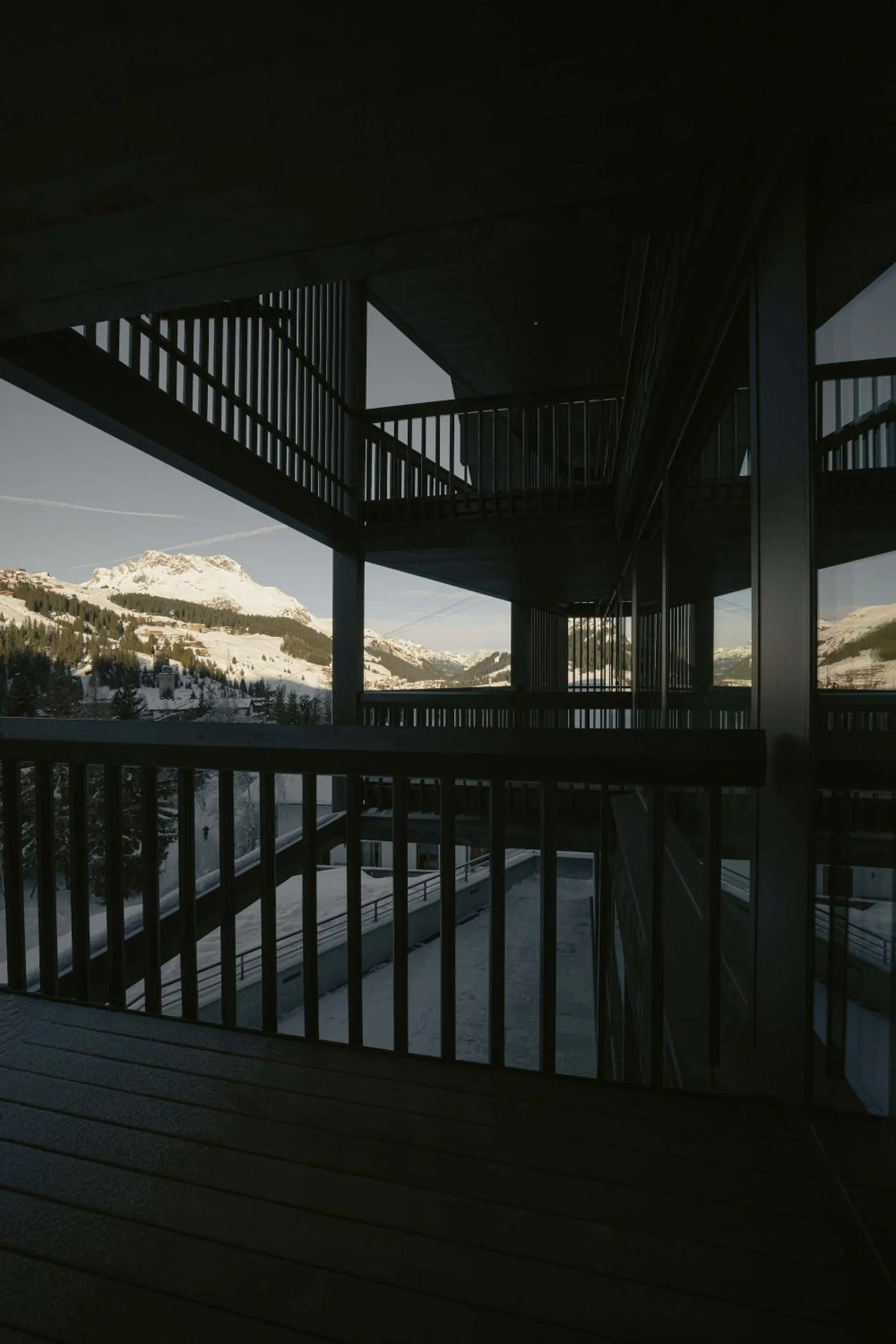 View (from property/room) in NEW Hotel Kristberg in Lech - new opening since December 2025