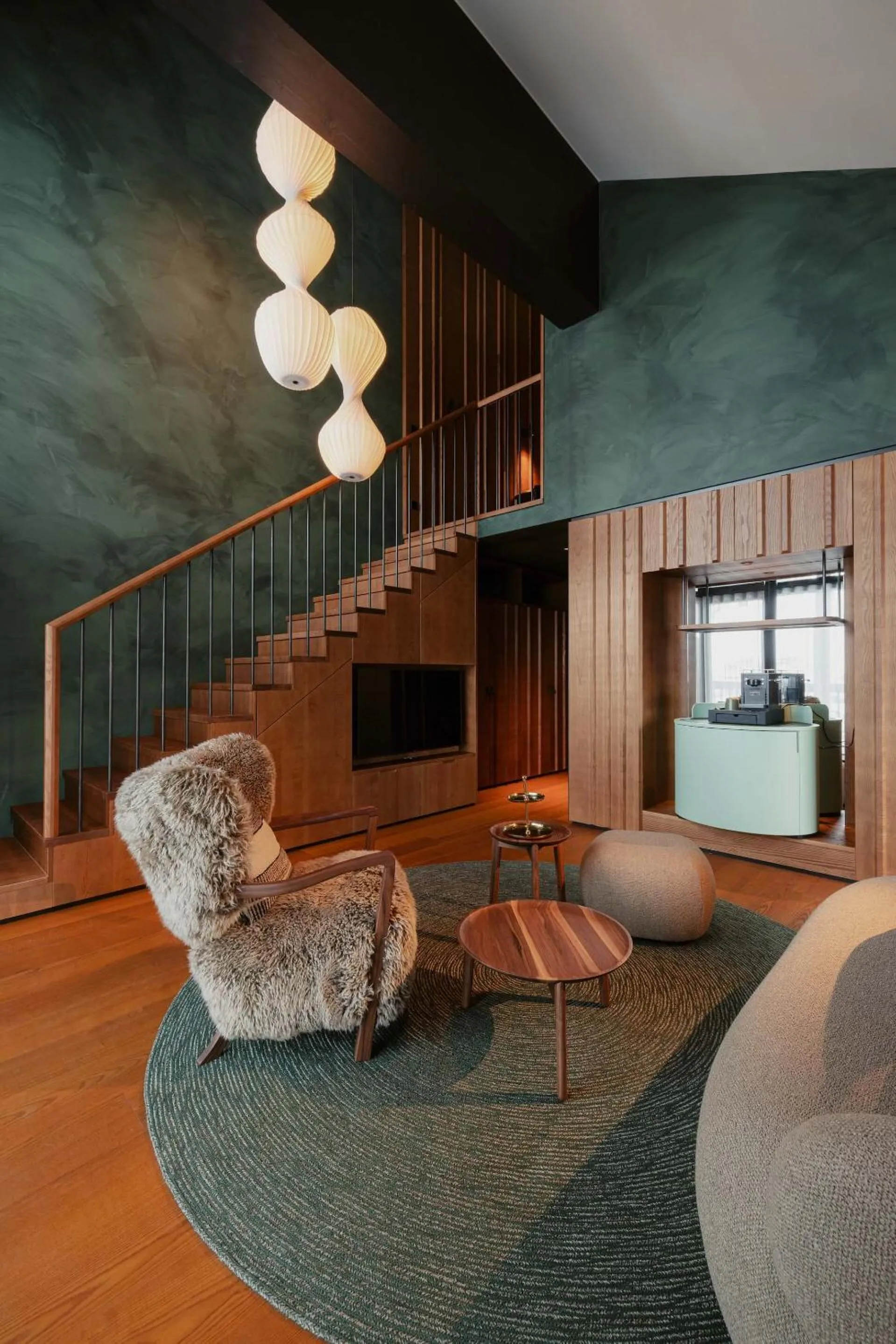 Living room in NEW Hotel Kristberg in Lech - new opening since December 2025