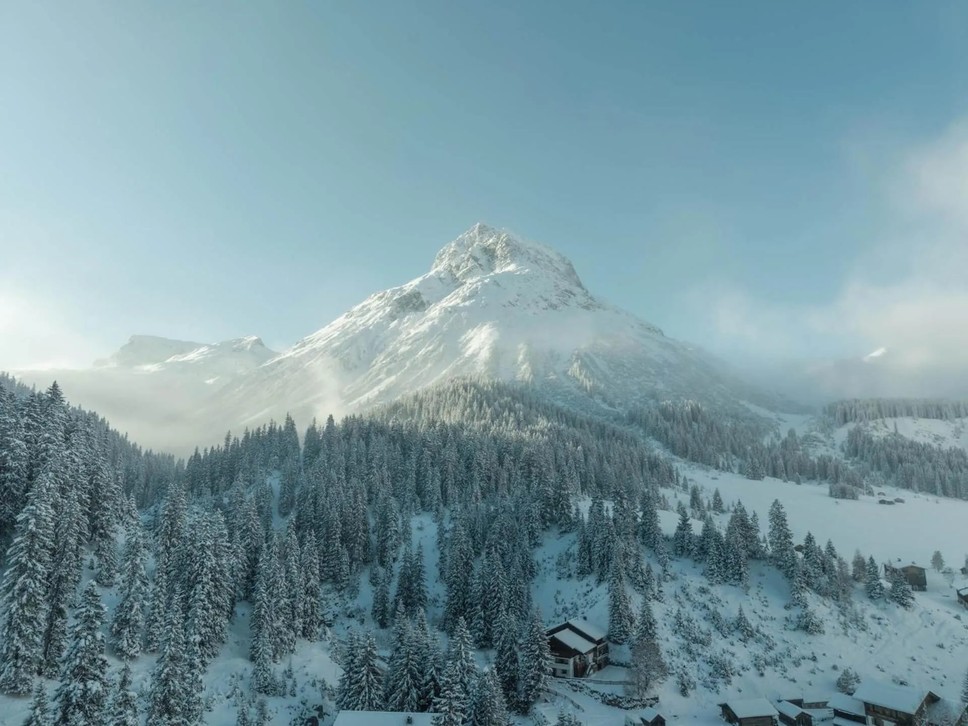 Natural landscape in NEW Hotel Kristberg in Lech - new opening since December 2025