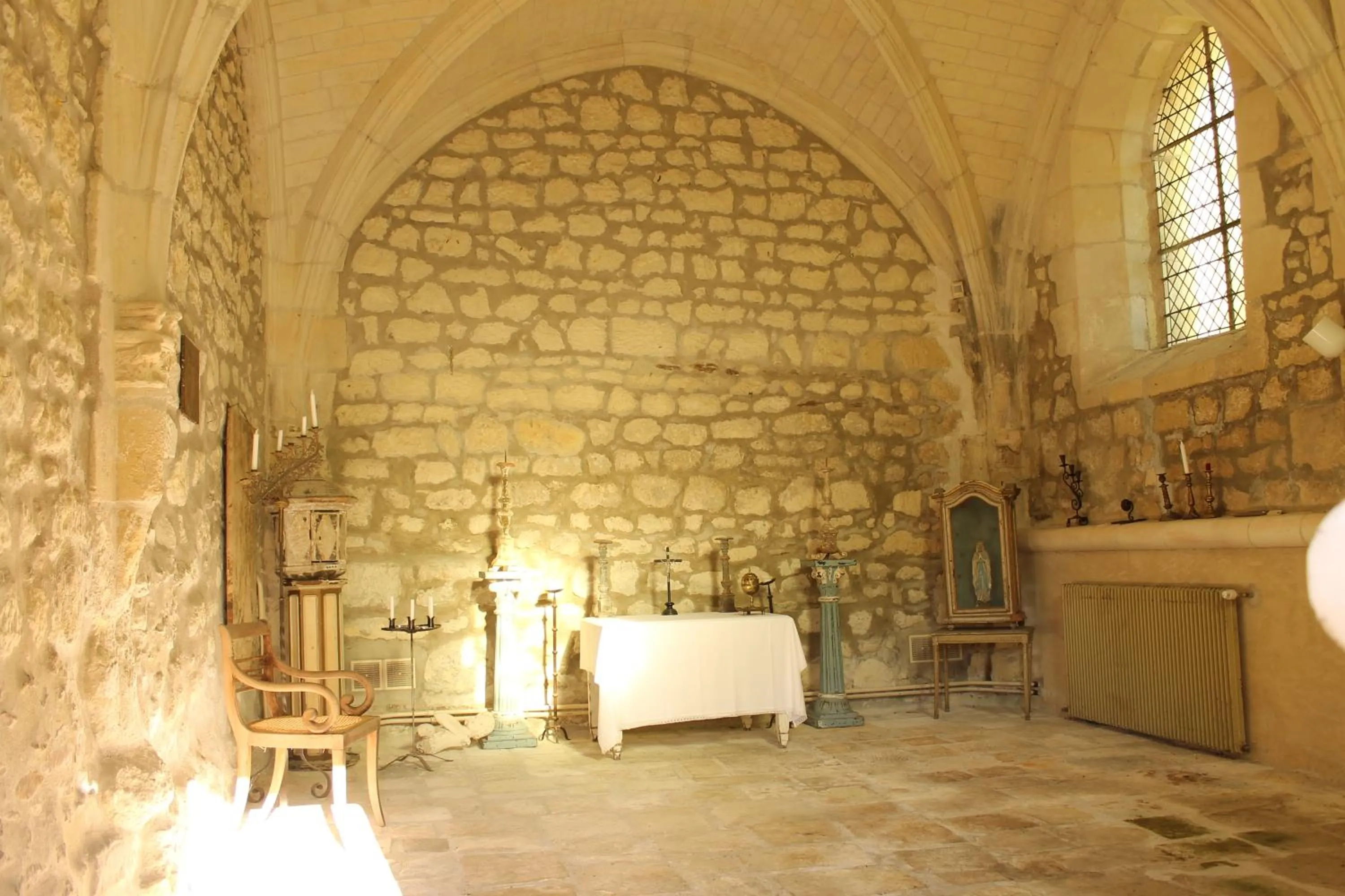Decorative detail in Manoir de la Foulquetiere