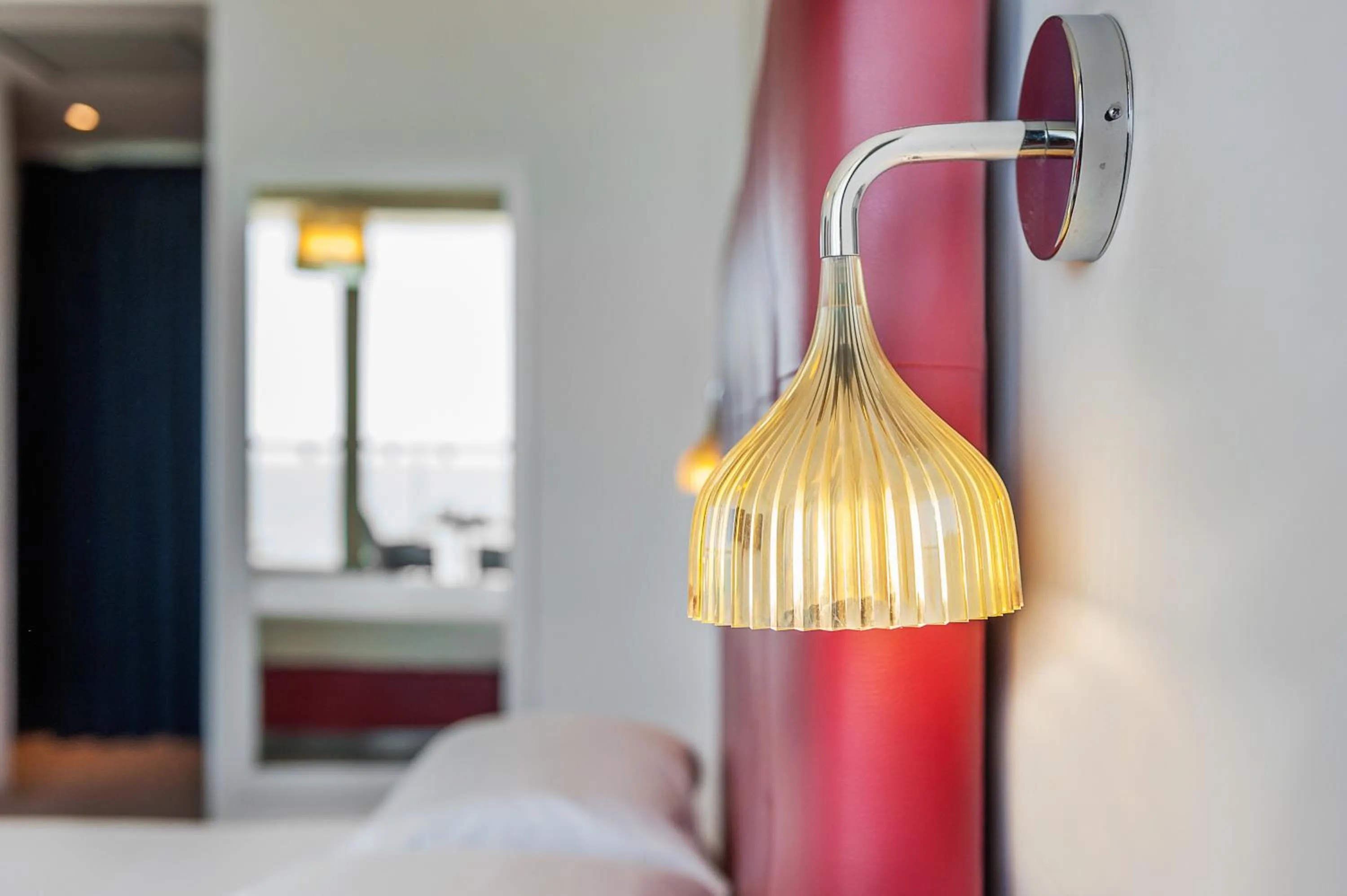 Bed in Hotel Villa Corallo