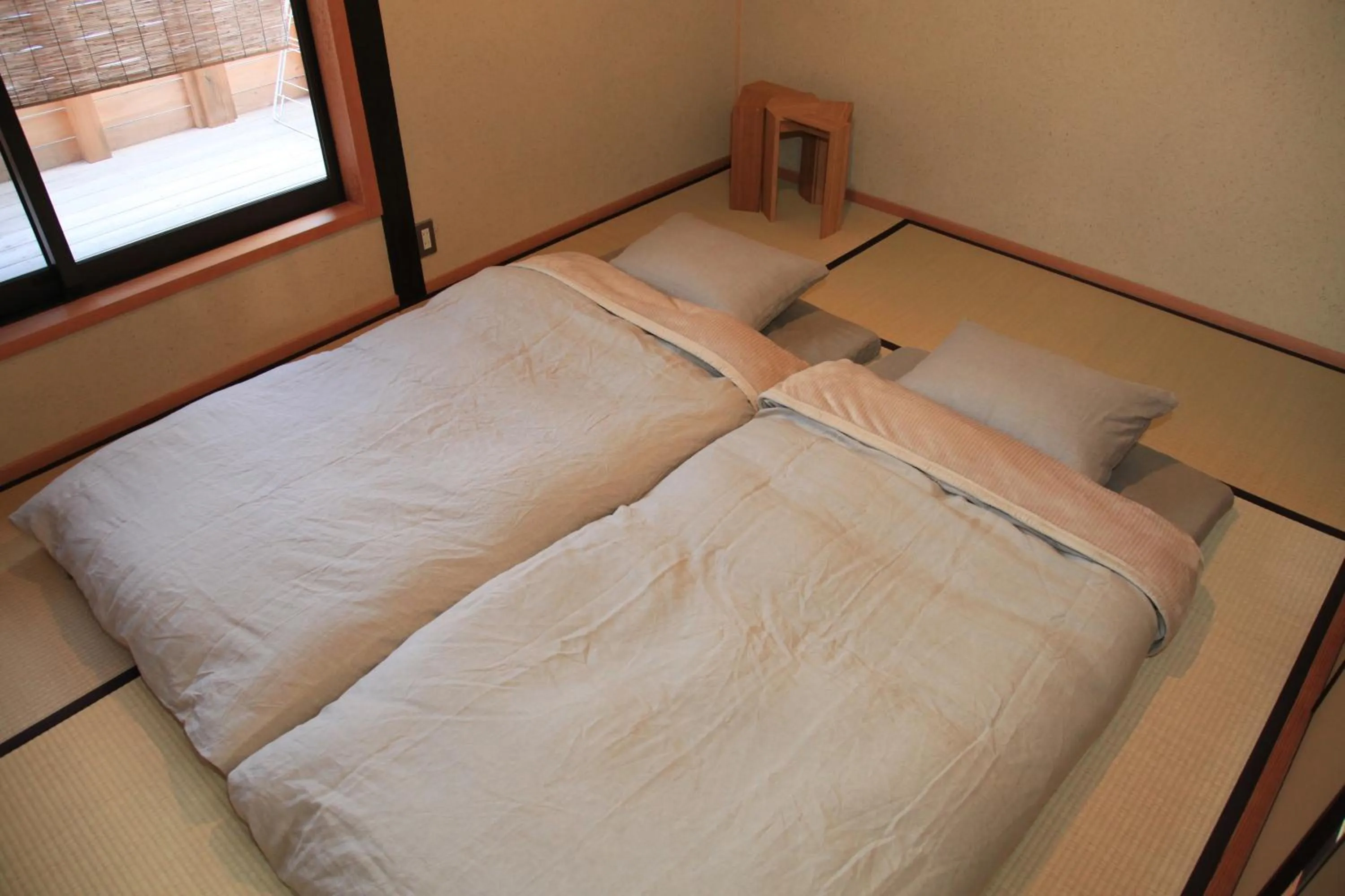 Bed in Temari Inn Yukikai