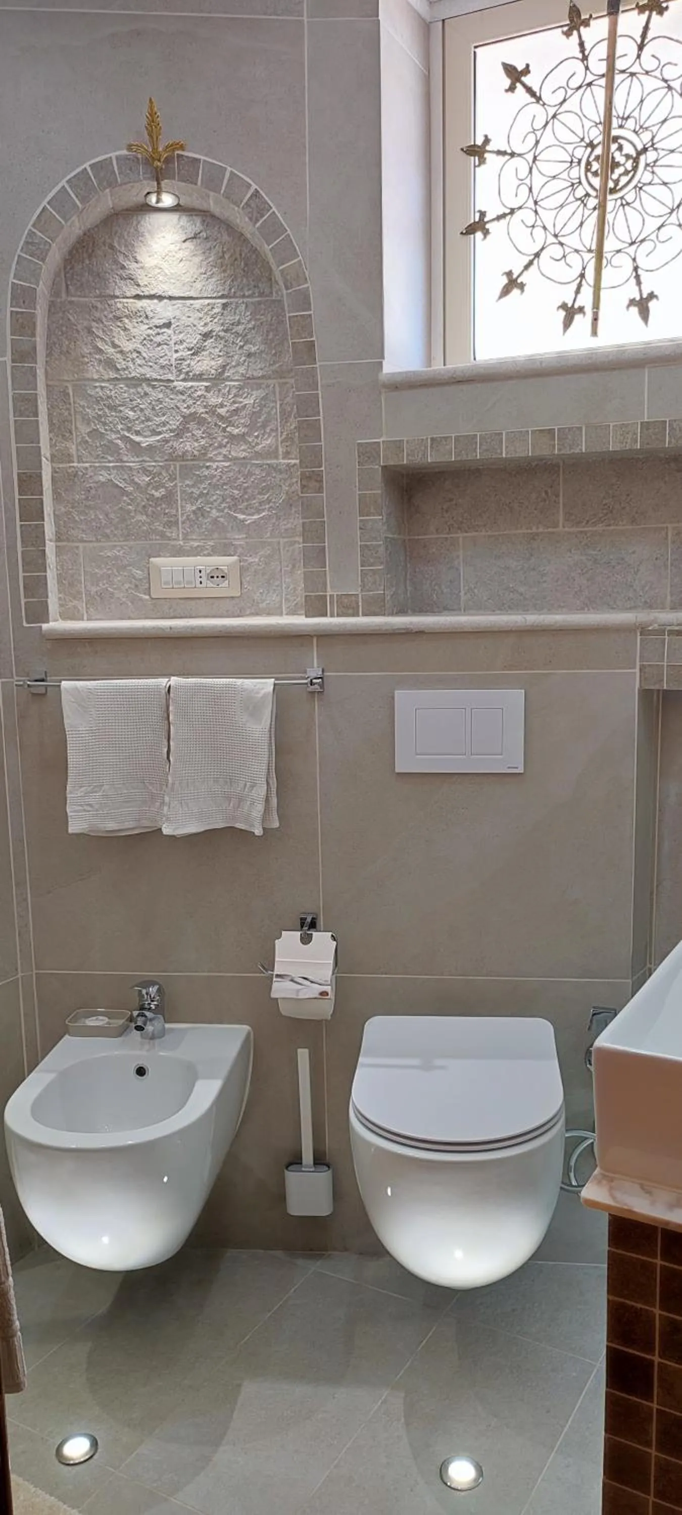 Shower in Villa Arianna B&B