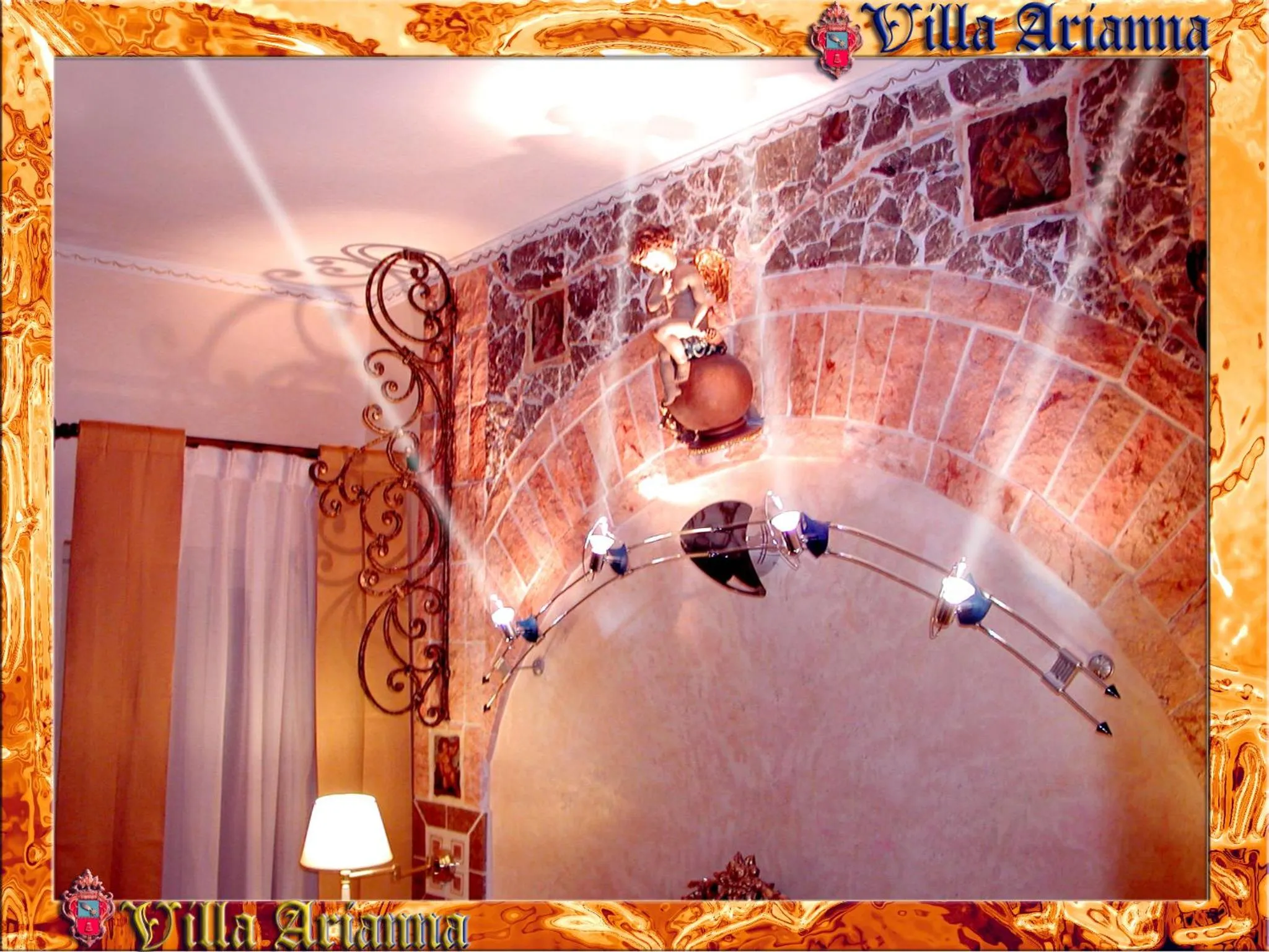 Garden in Villa Arianna B&B