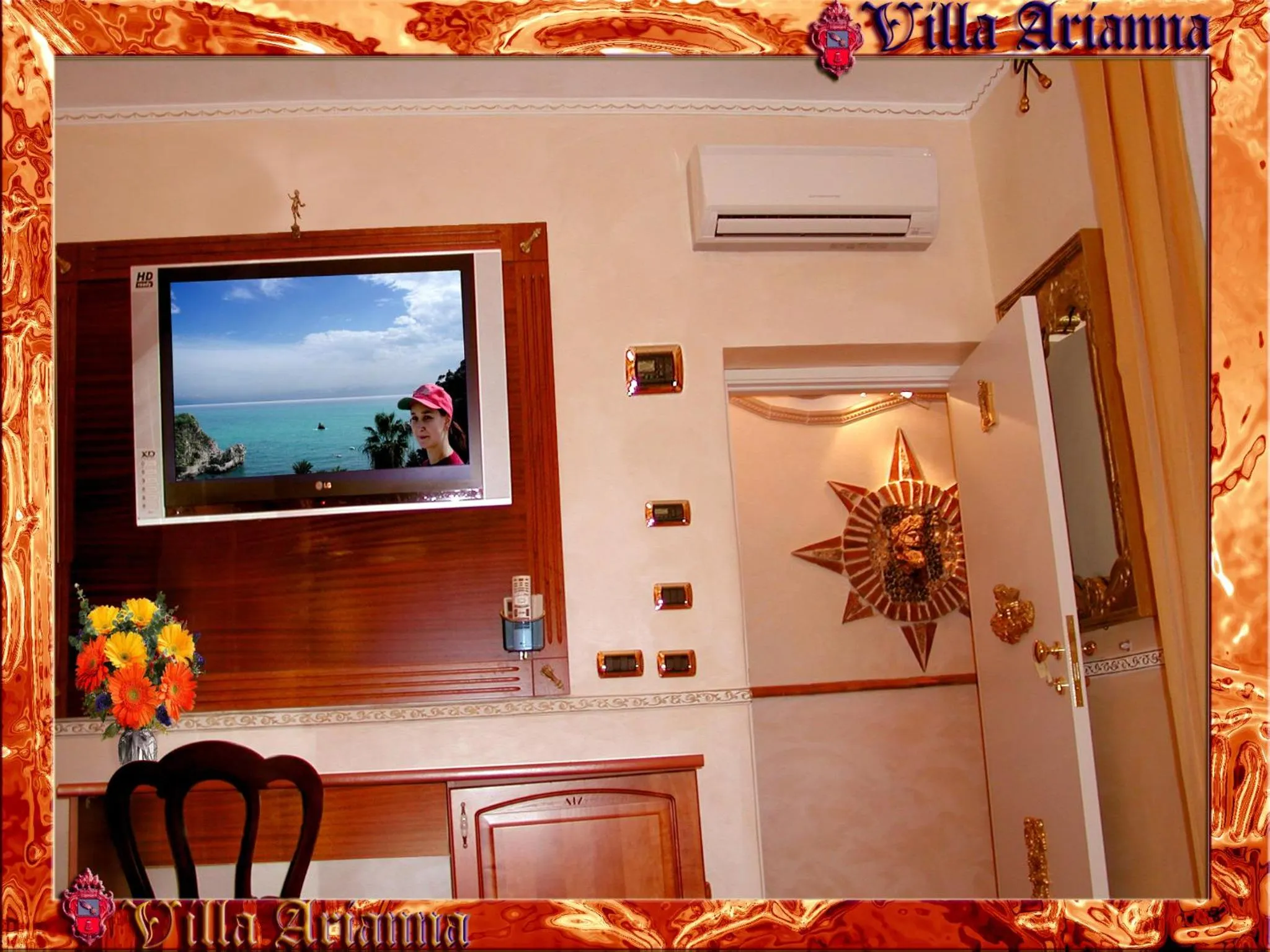 TV and multimedia in Villa Arianna B&B