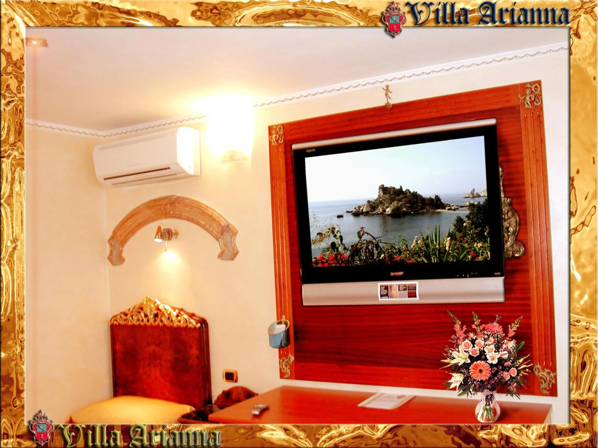 TV and multimedia in Villa Arianna B&B