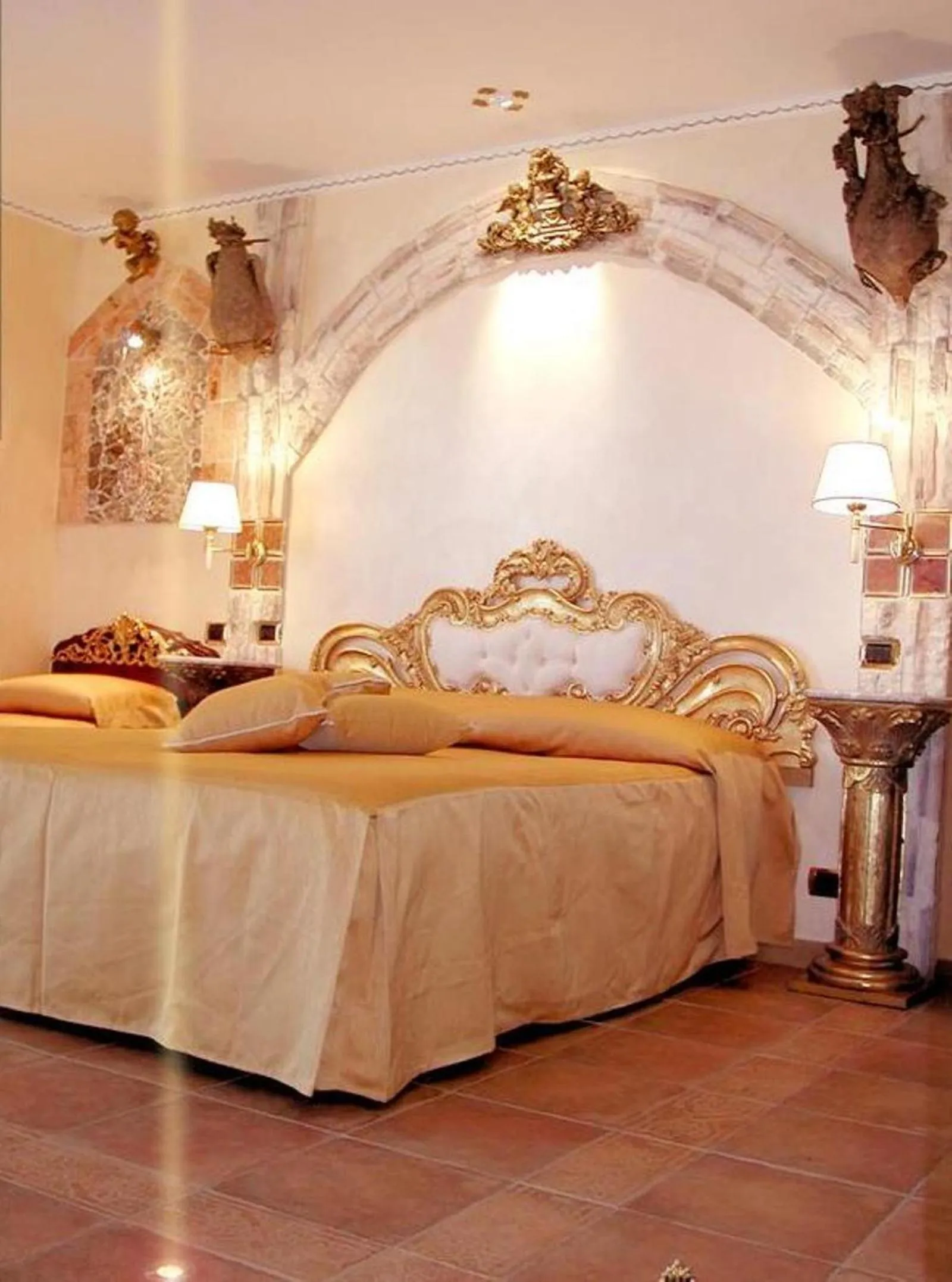 Bed in Villa Arianna B&B