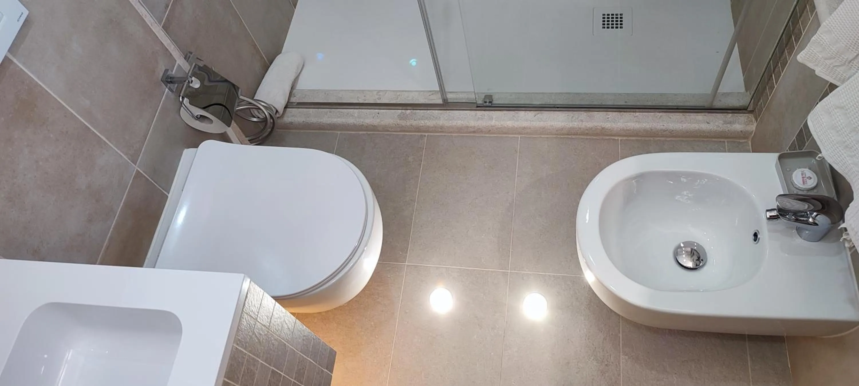 Shower in Villa Arianna B&B