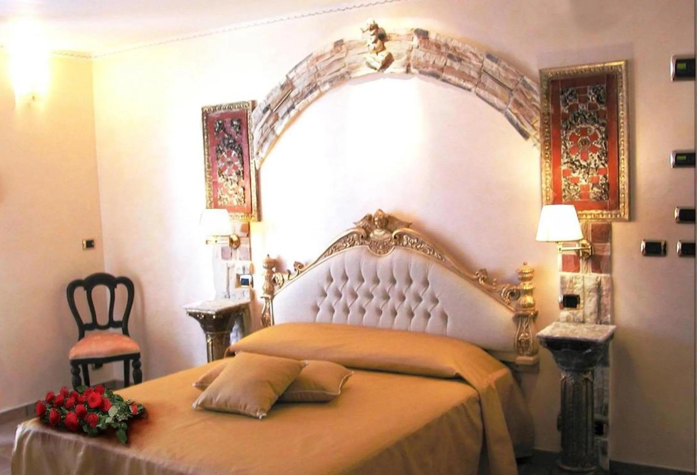 Bed in Villa Arianna B&B