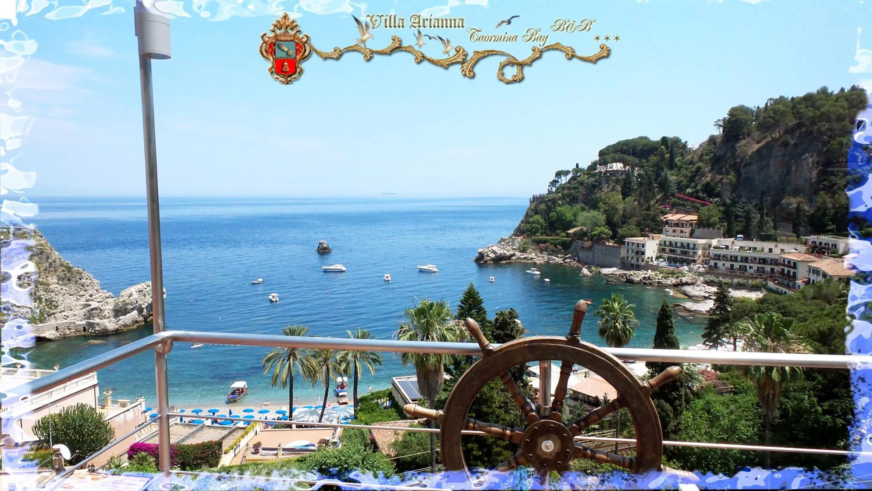 Natural landscape in Villa Arianna B&B