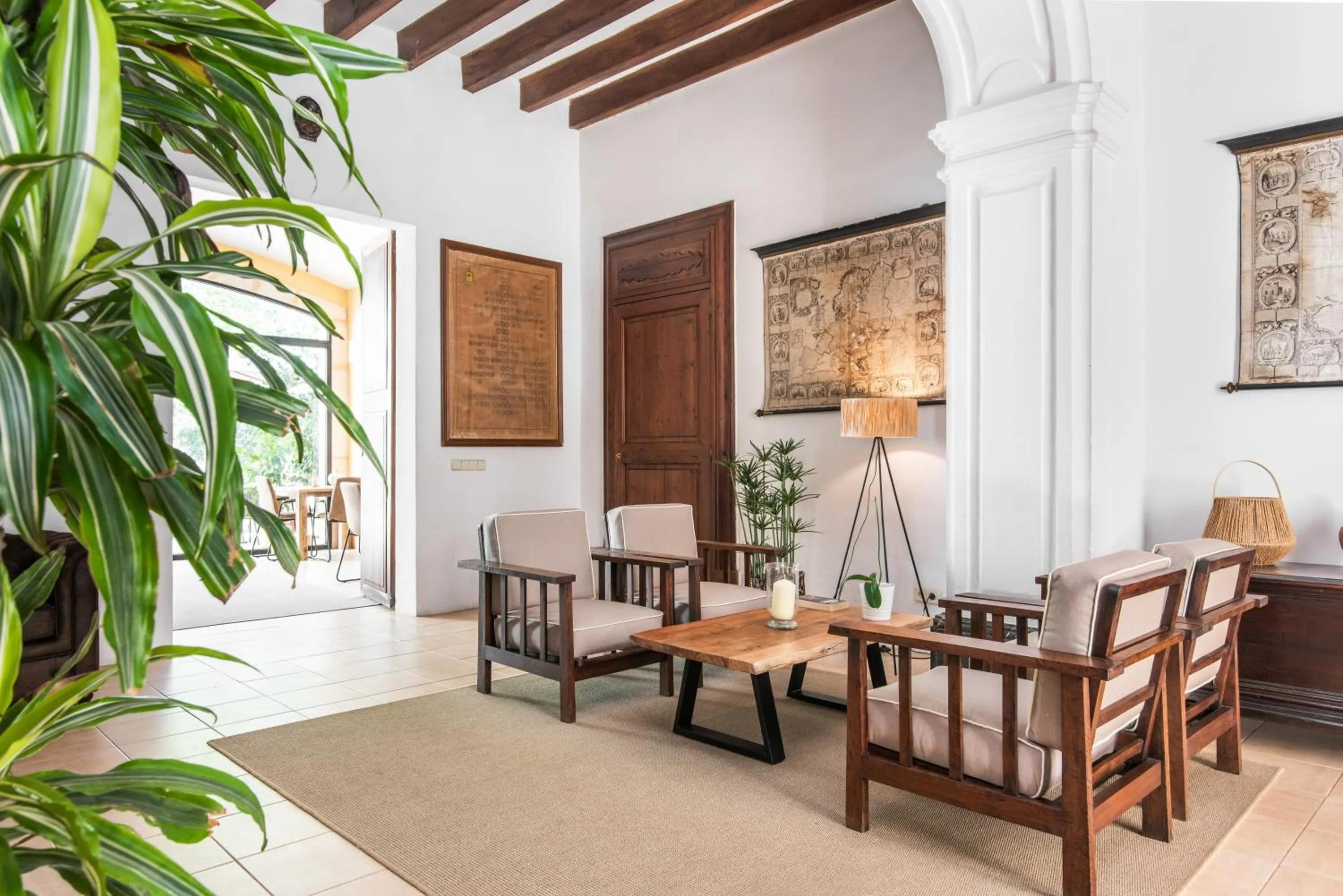 Living room in Hotel Can Moragues