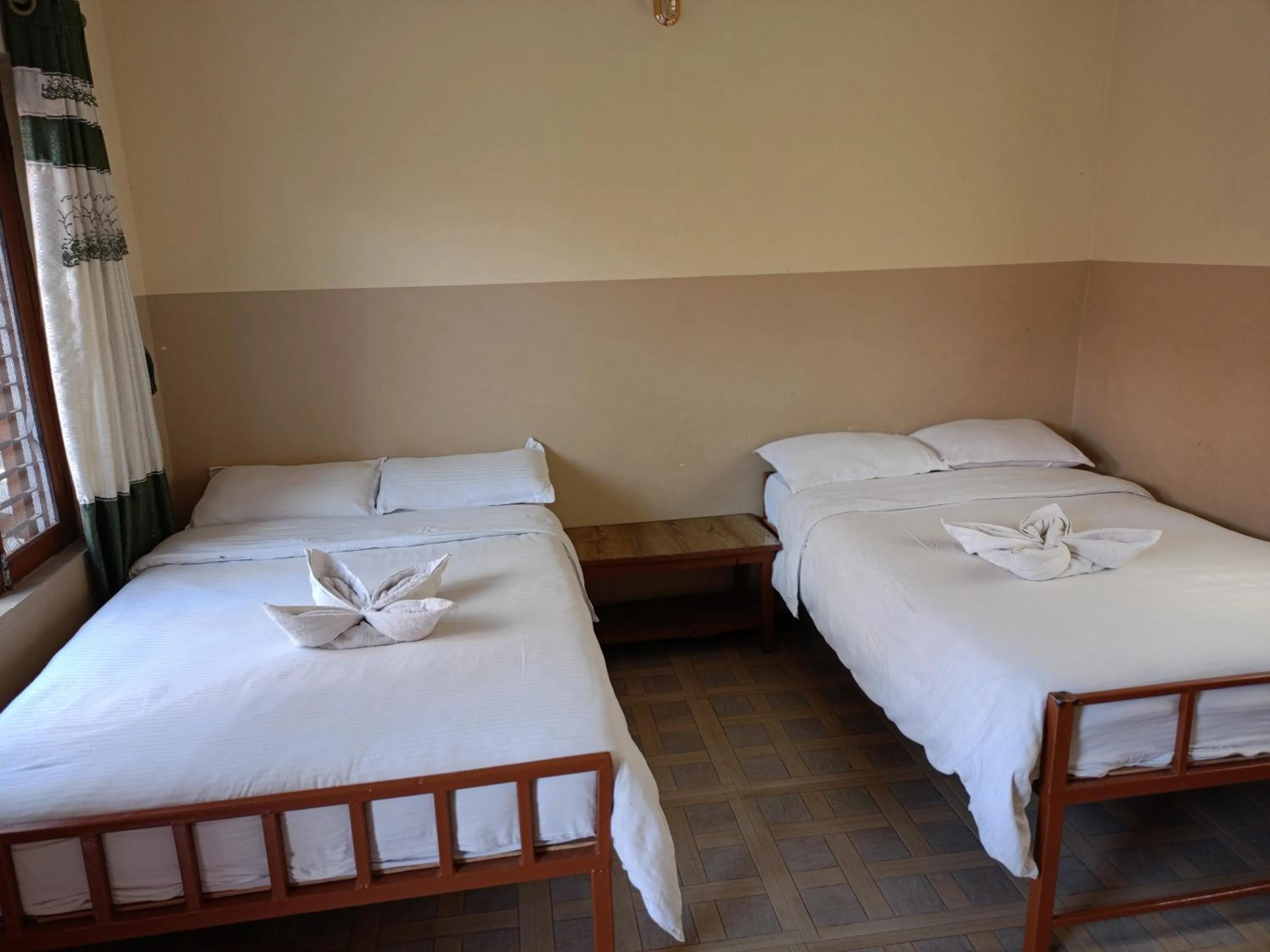 Bed in Pokhara Metro Eco Hotel