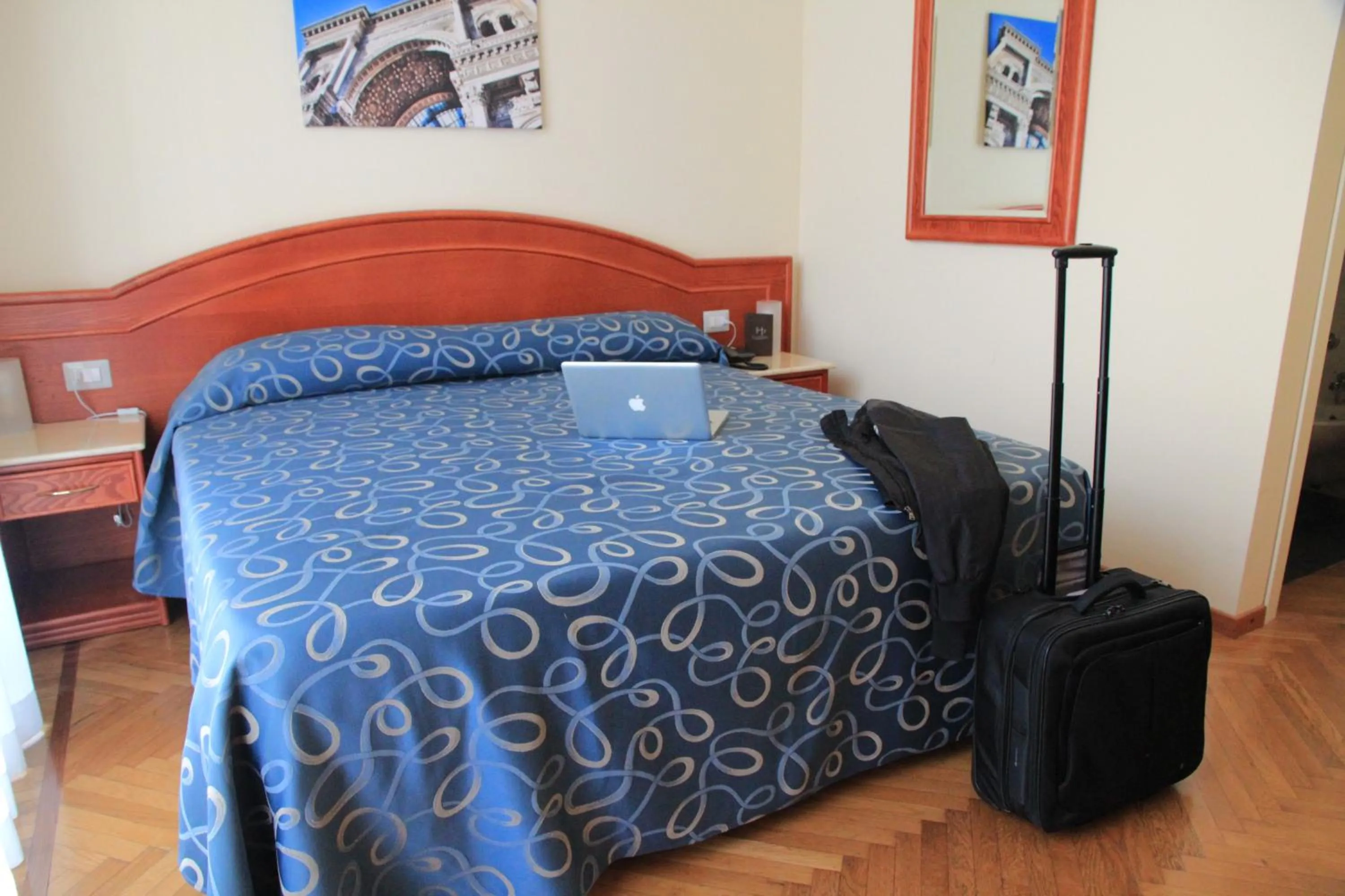 Bed in Hotel Palladio