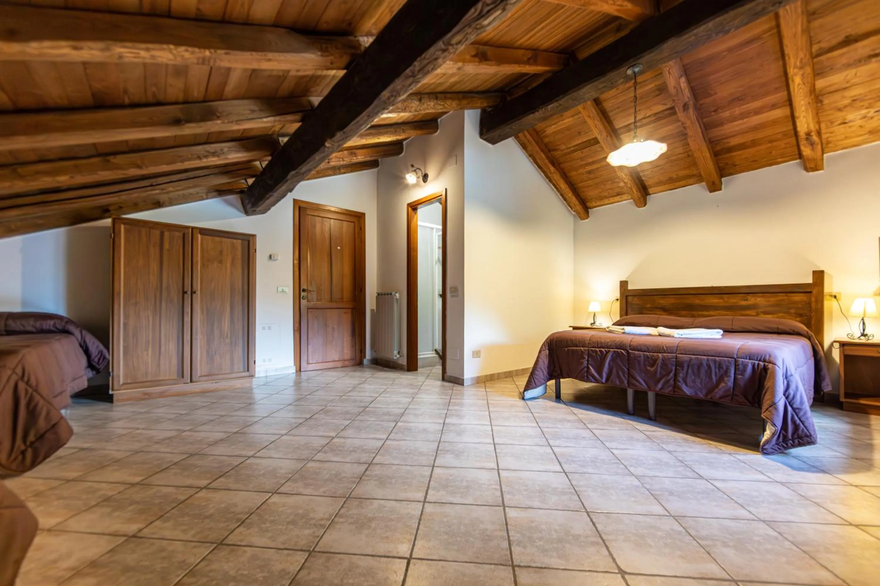 Bed in Agriturismo La Ferrera