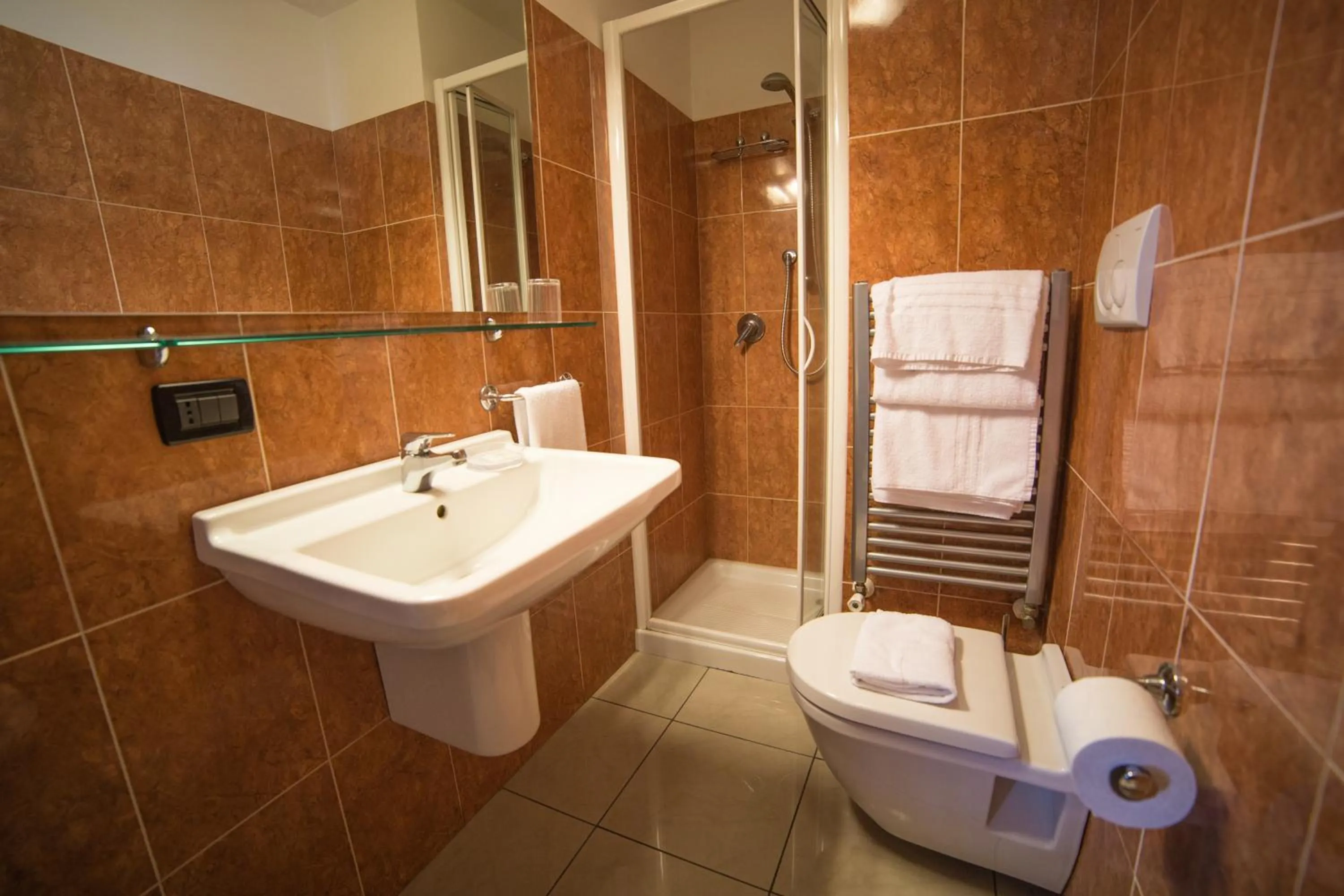 Shower in La Terrazza