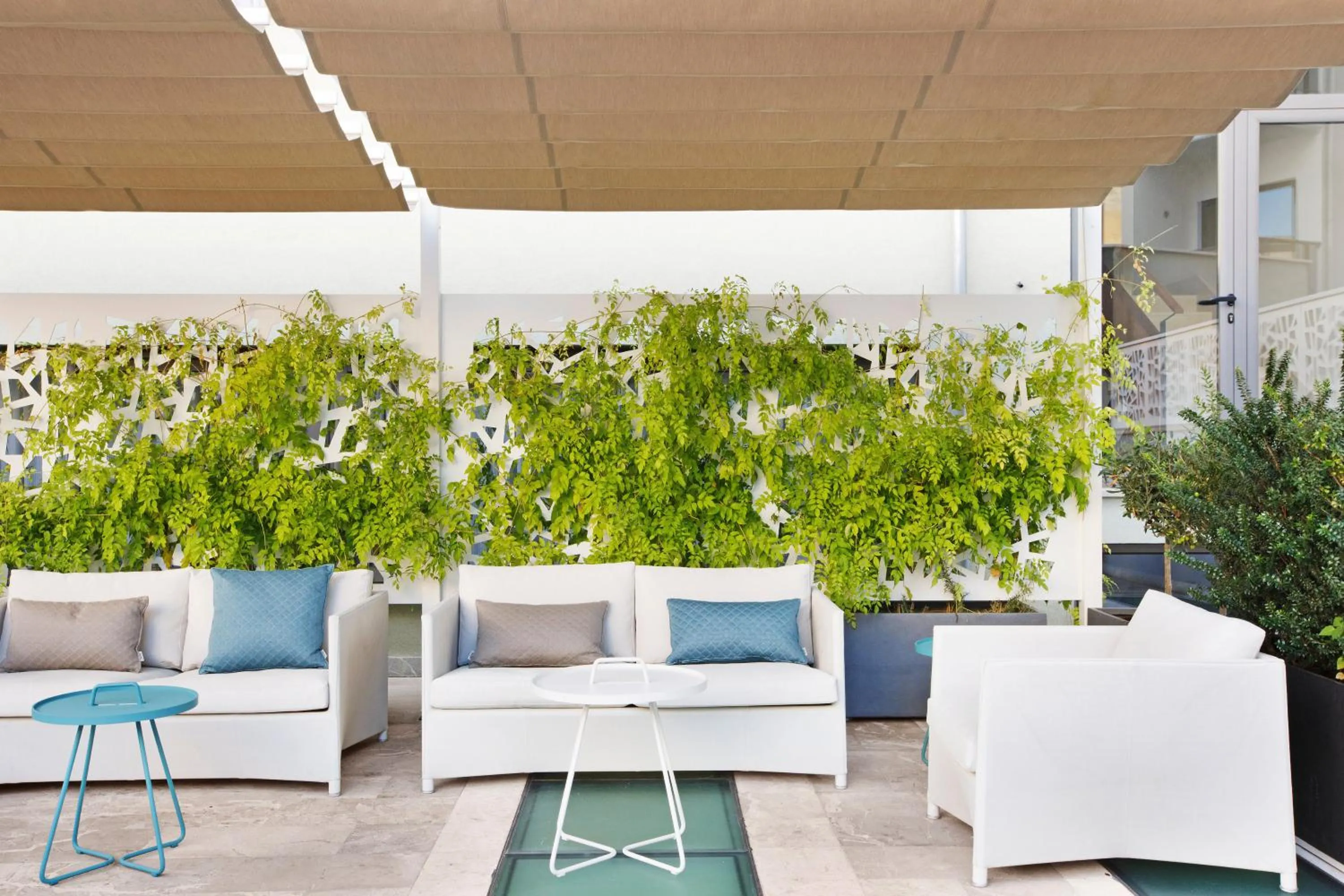 Patio in Hotel Palladium