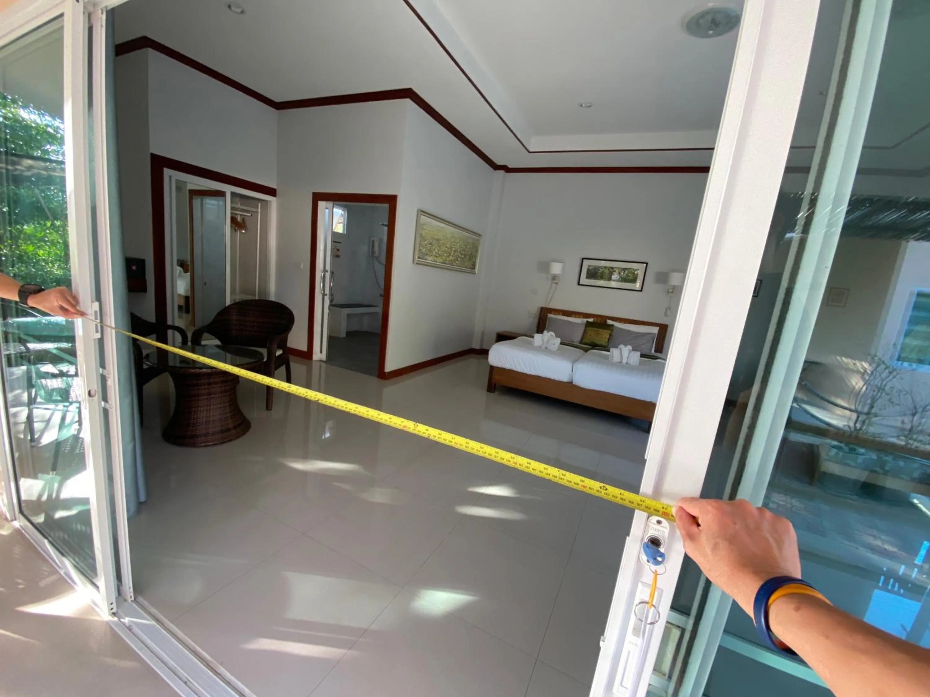 Facade/entrance, Bed in Chang Noi Hua Hin Pranburi fully accessible barrierefrei resort