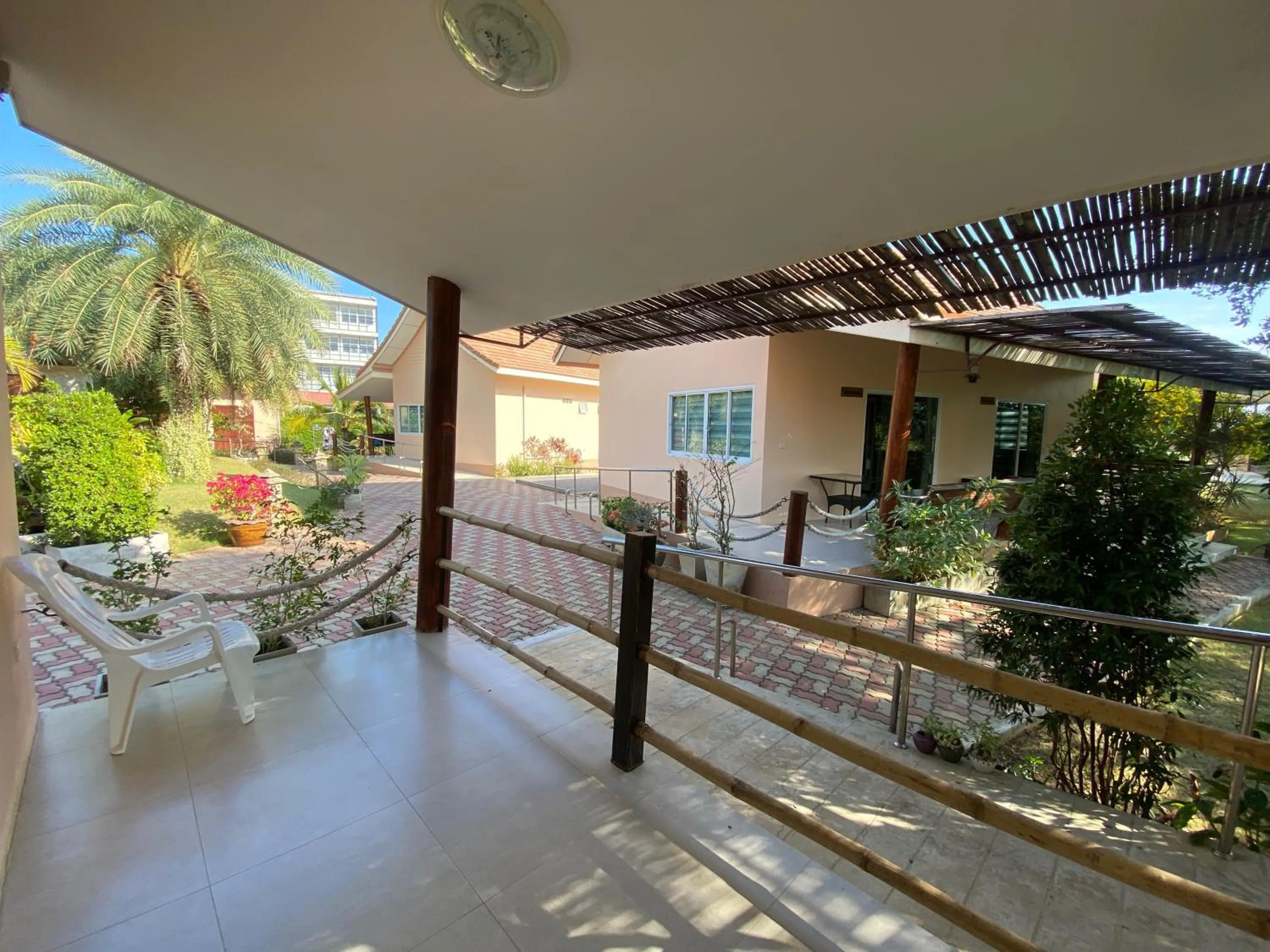 Balcony/Terrace in Chang Noi Hua Hin Pranburi fully accessible barrierefrei resort
