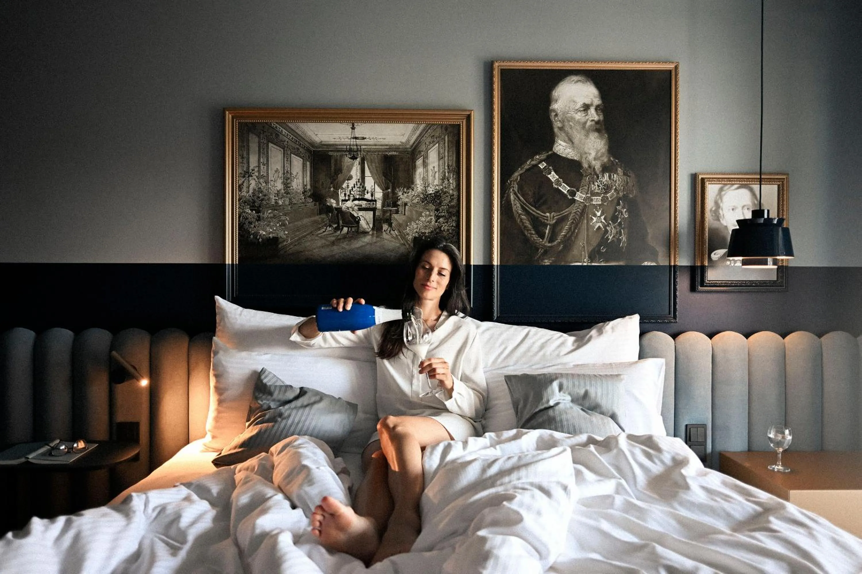 Decorative detail, Bed in Wellnesshotel Wittelsbach