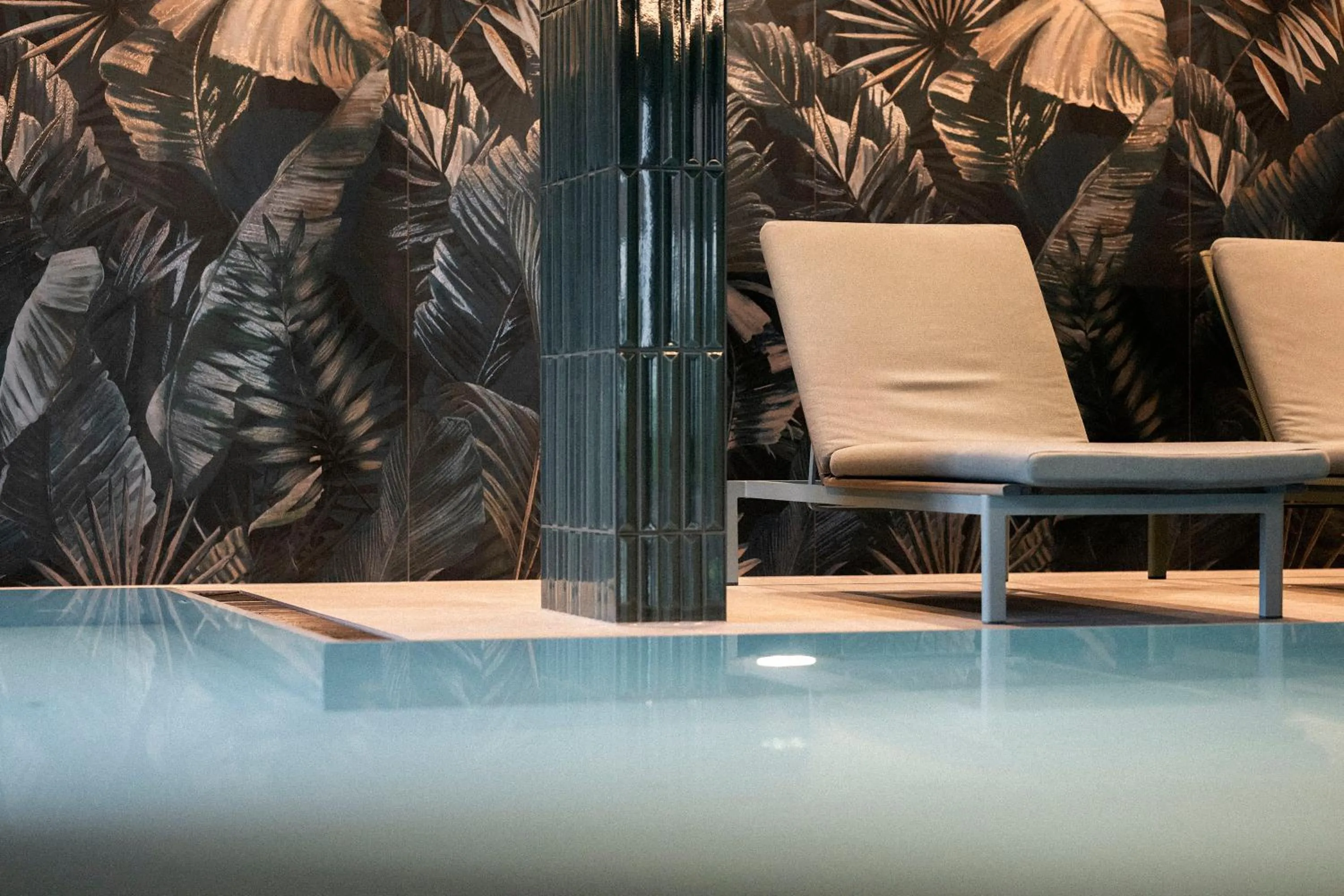 Pool view in Wellnesshotel Wittelsbach