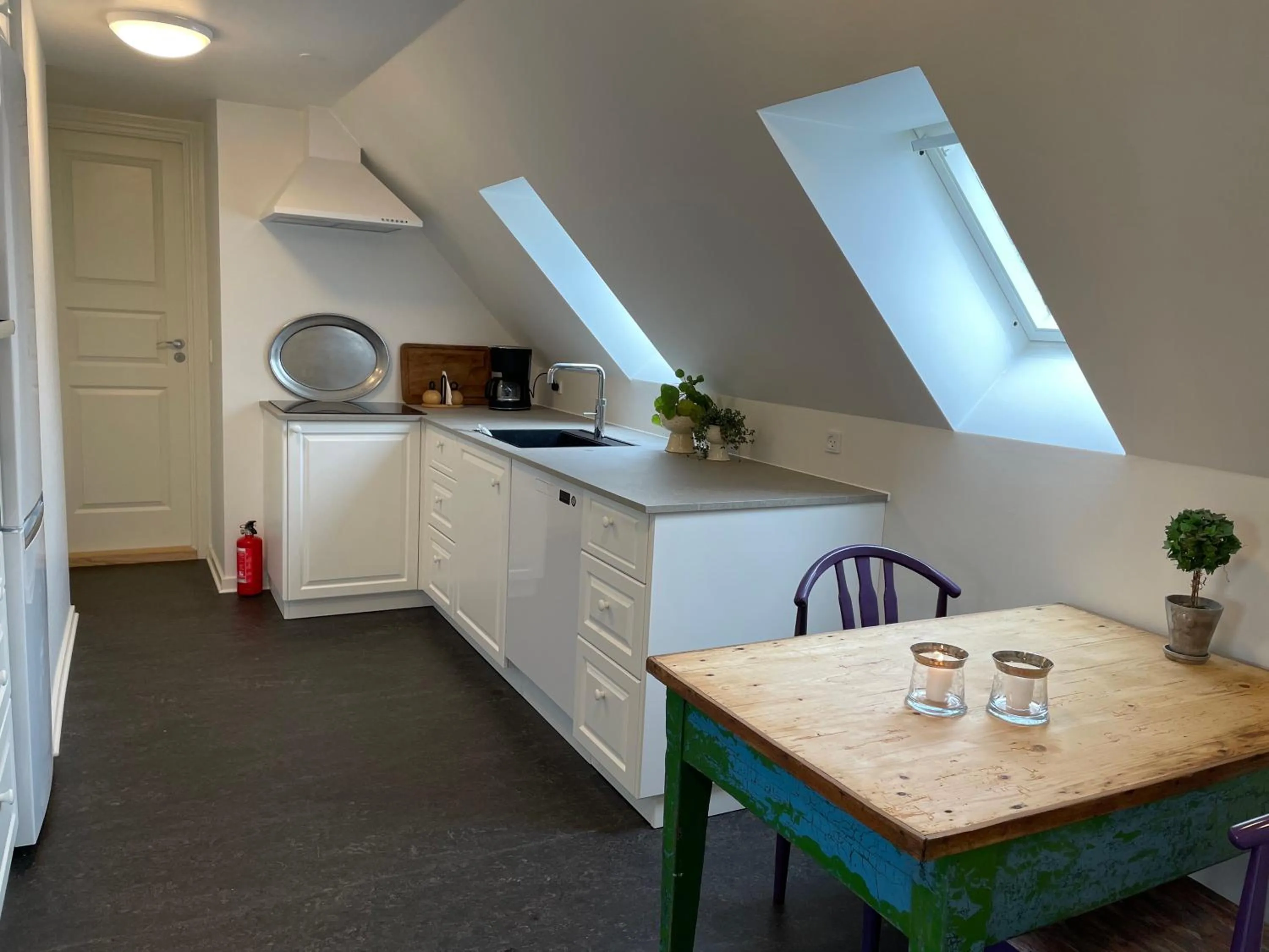 Kitchen or kitchenette in Høloftet bb
