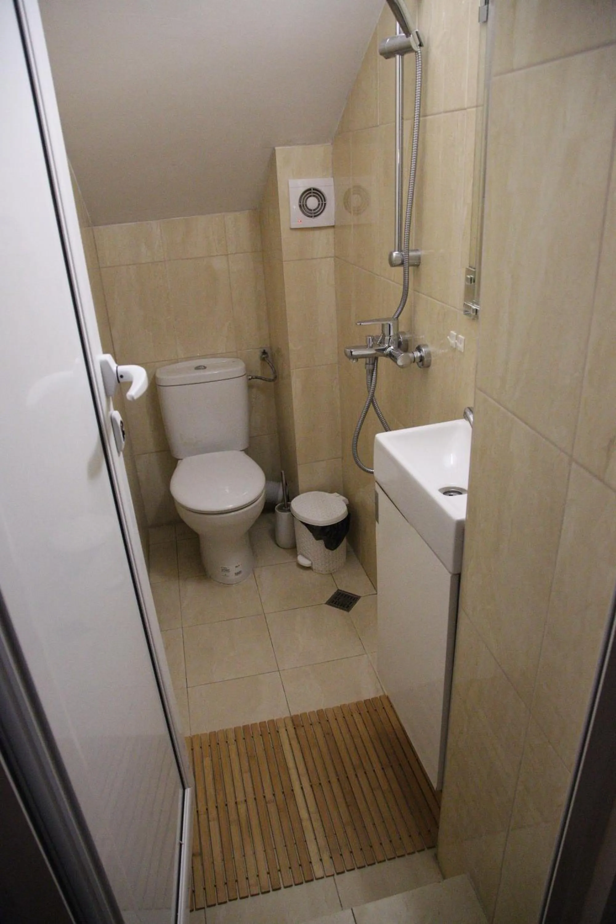 Shower in Mini Hotel-Bohemi