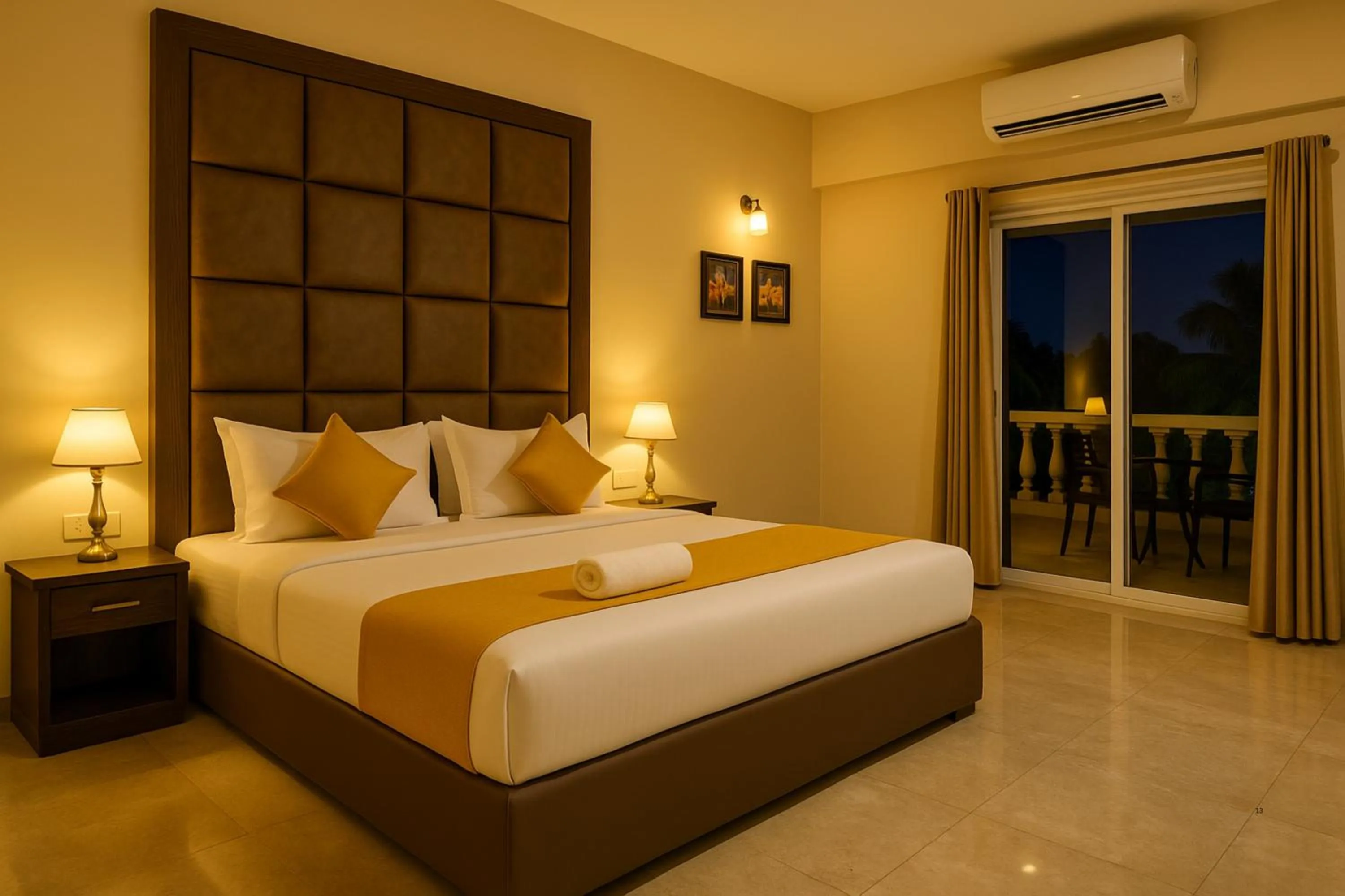 Bedroom, Bed in Casa Da Village Calangute Goa