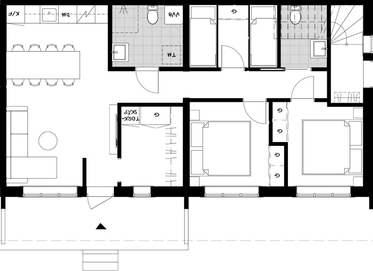 Floor plan in Lofsdalens Fjällhotell & Hotellbyns Lägenheter