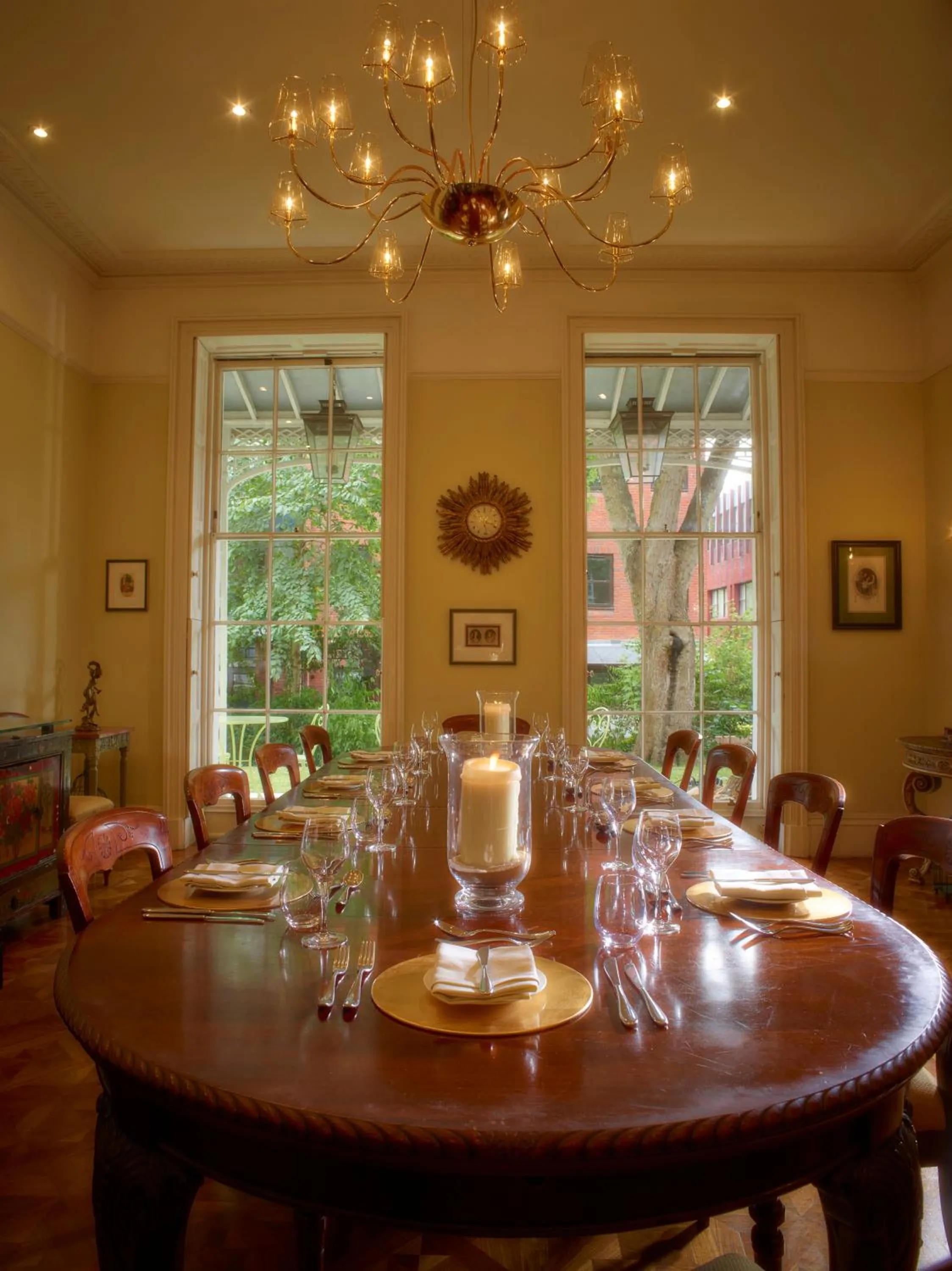 Dining area in Southernhay House Hotel