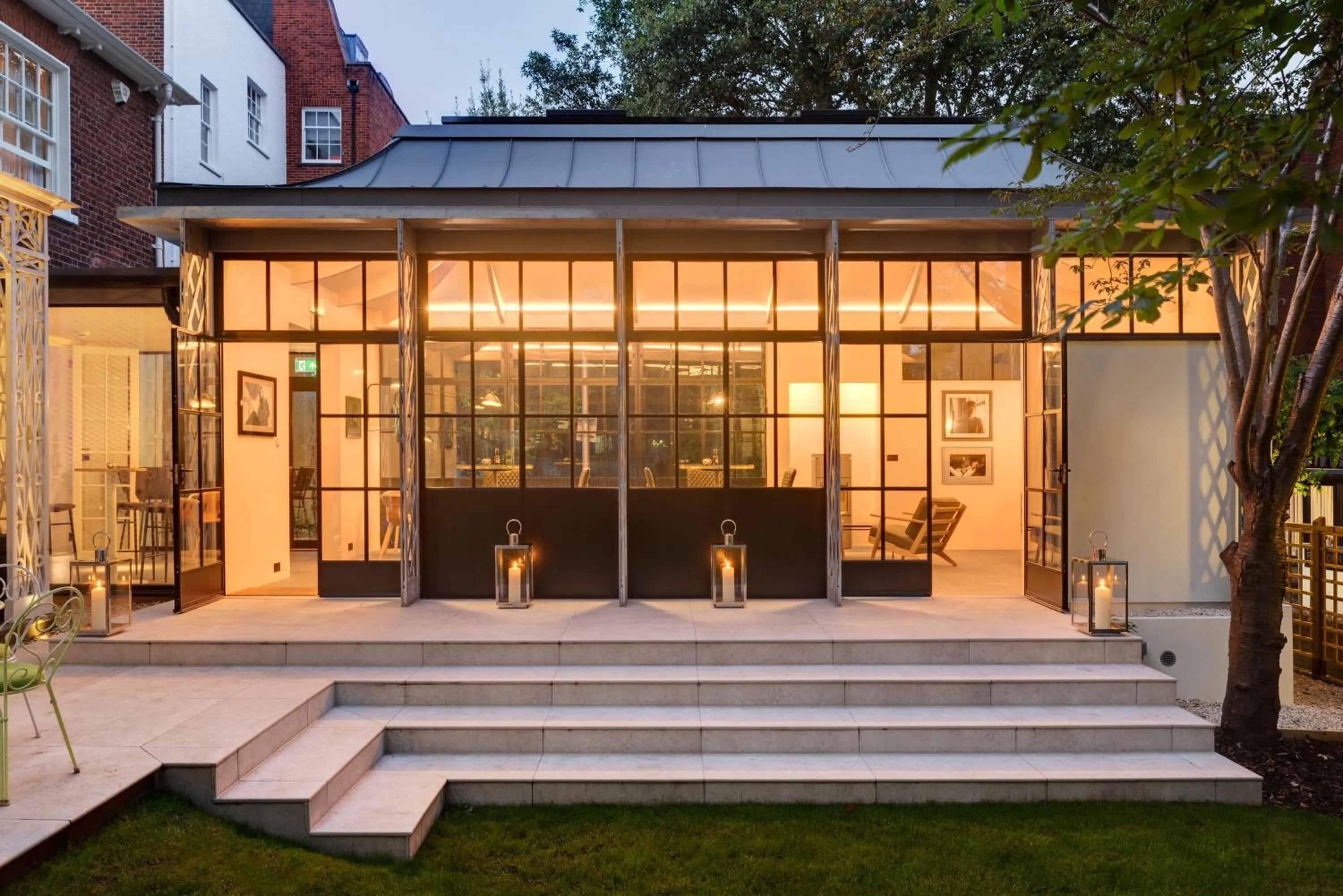 Garden in Southernhay House Hotel