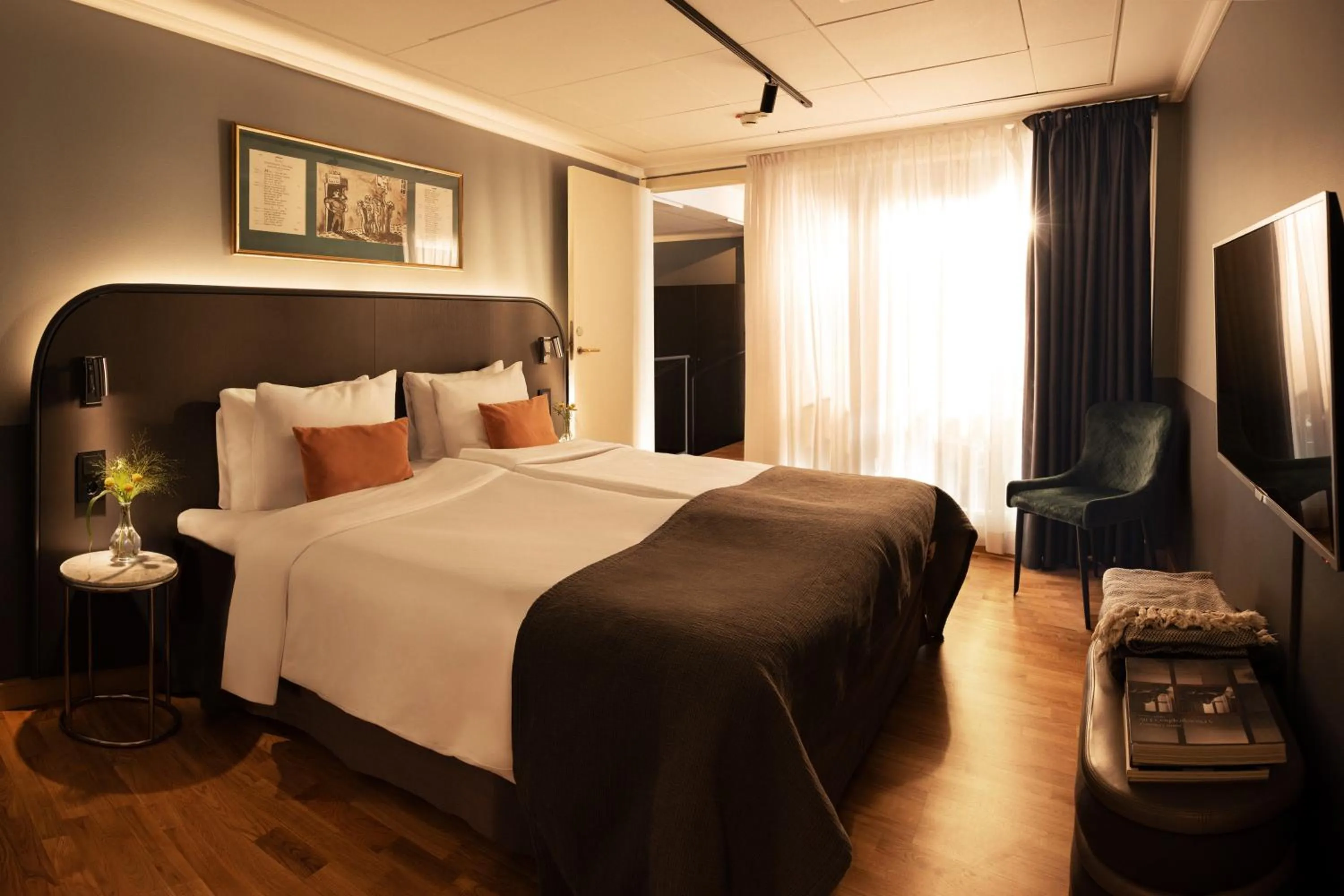 Bedroom, Bed in Hotel Hasselbacken