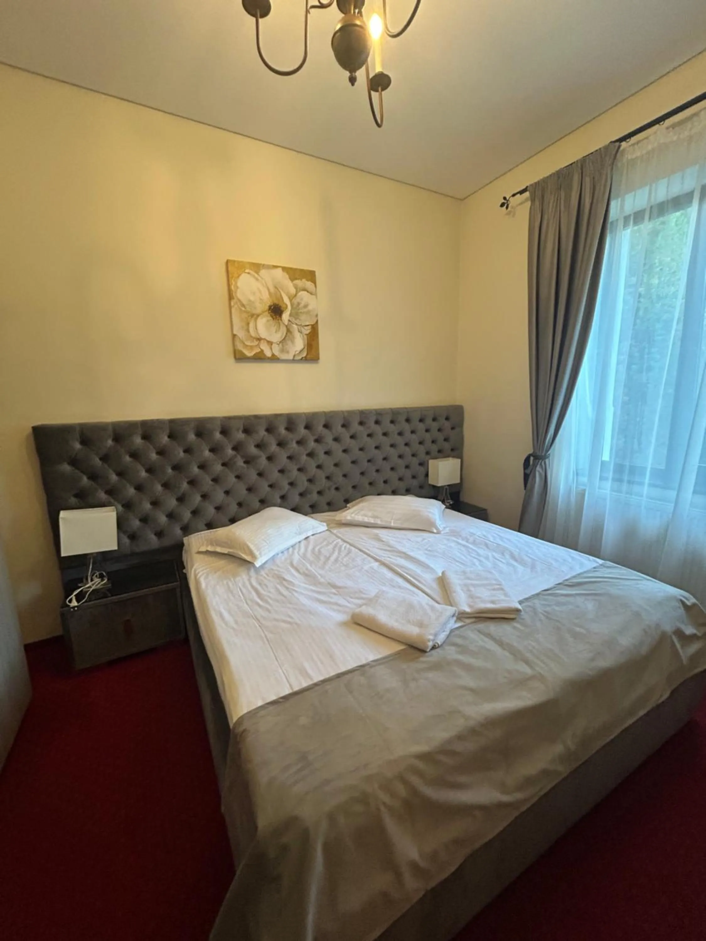 Bed in Hotel Stavilar