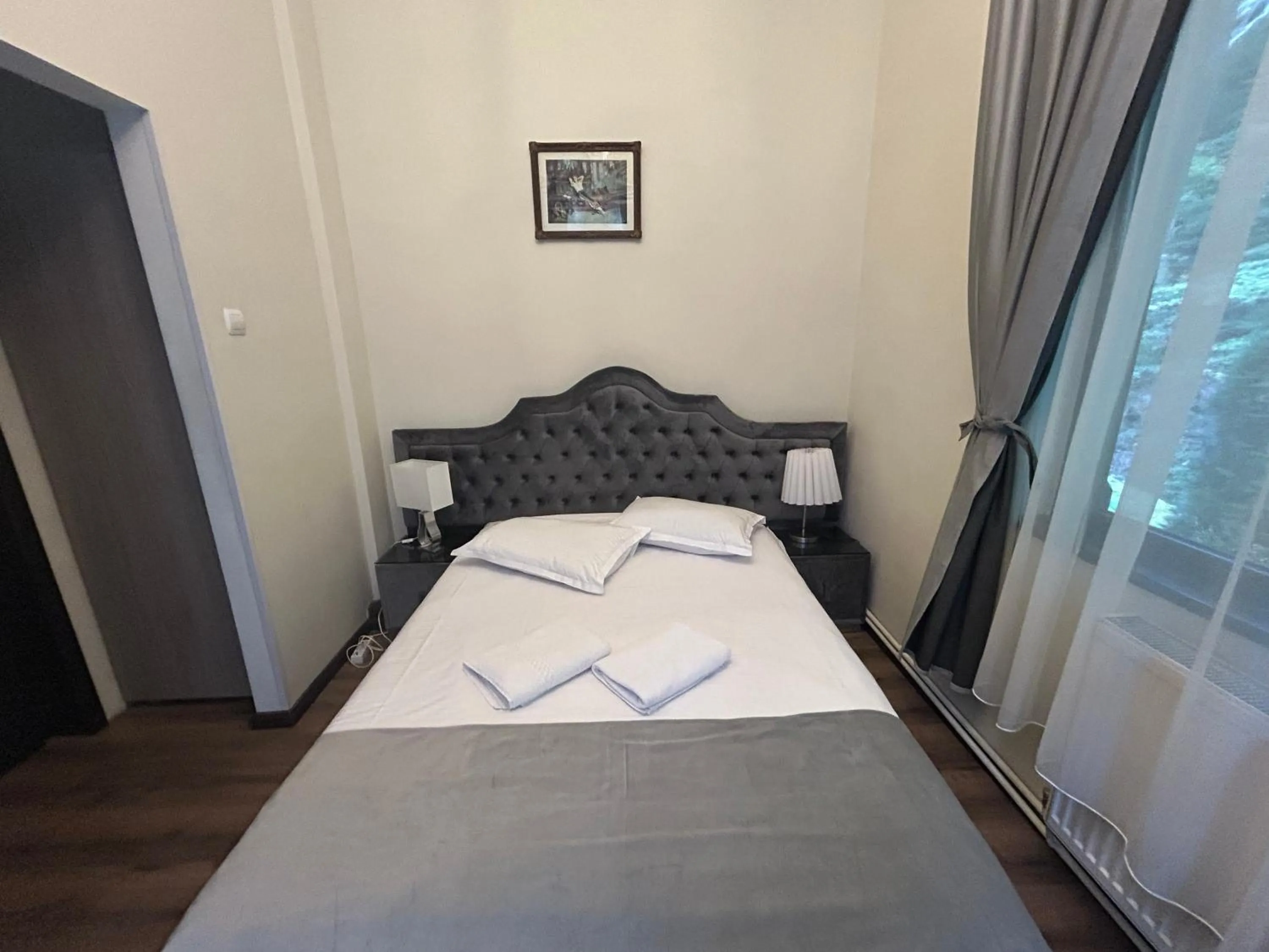 Bed in Hotel Stavilar