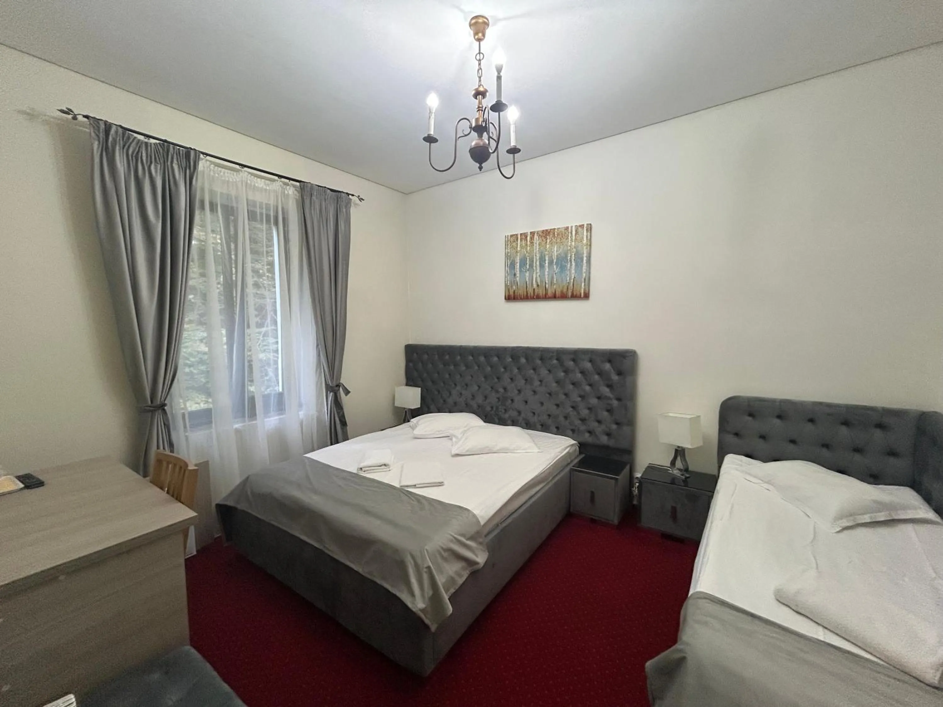 Bed in Hotel Stavilar