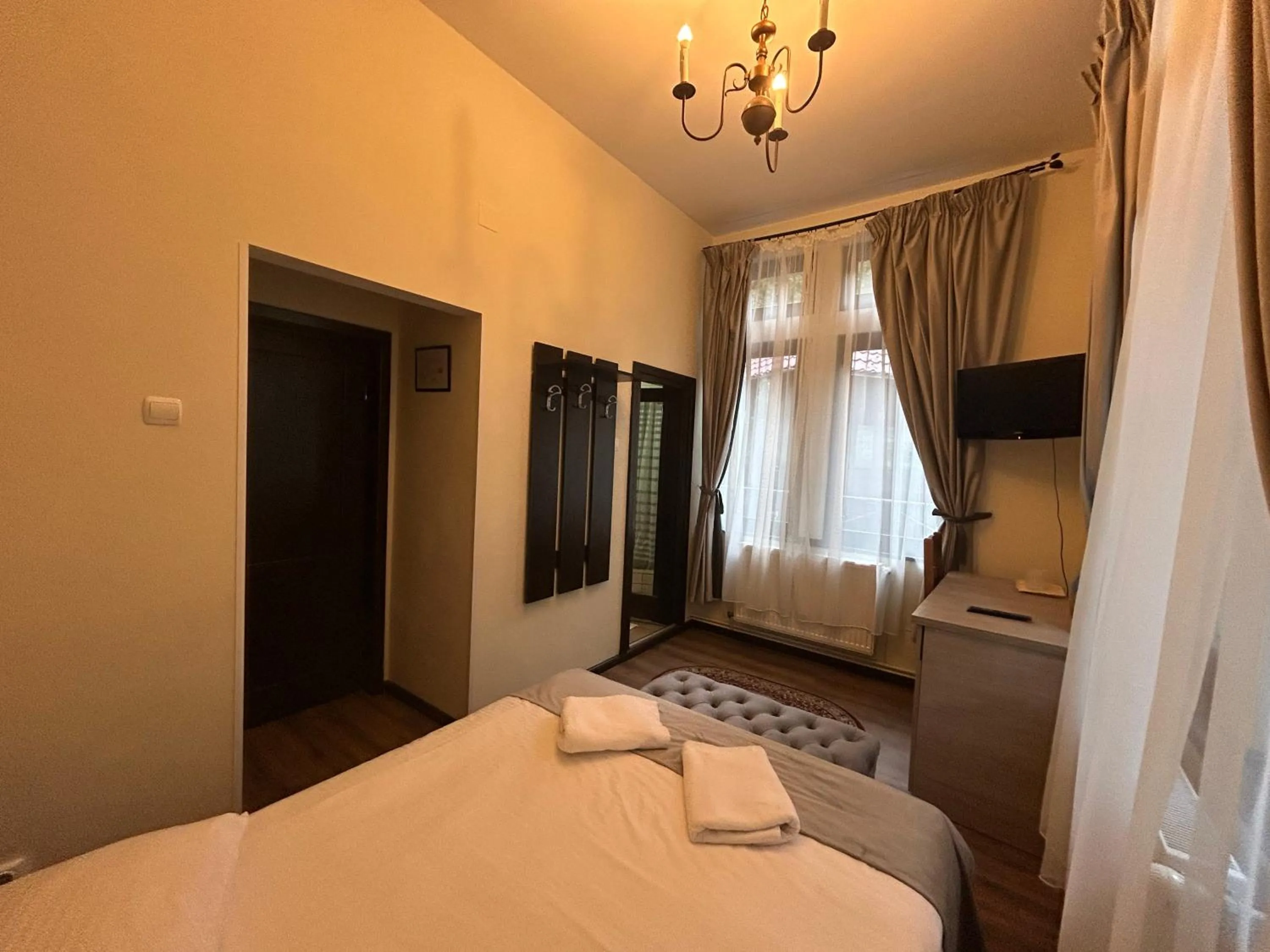 Bed in Hotel Stavilar