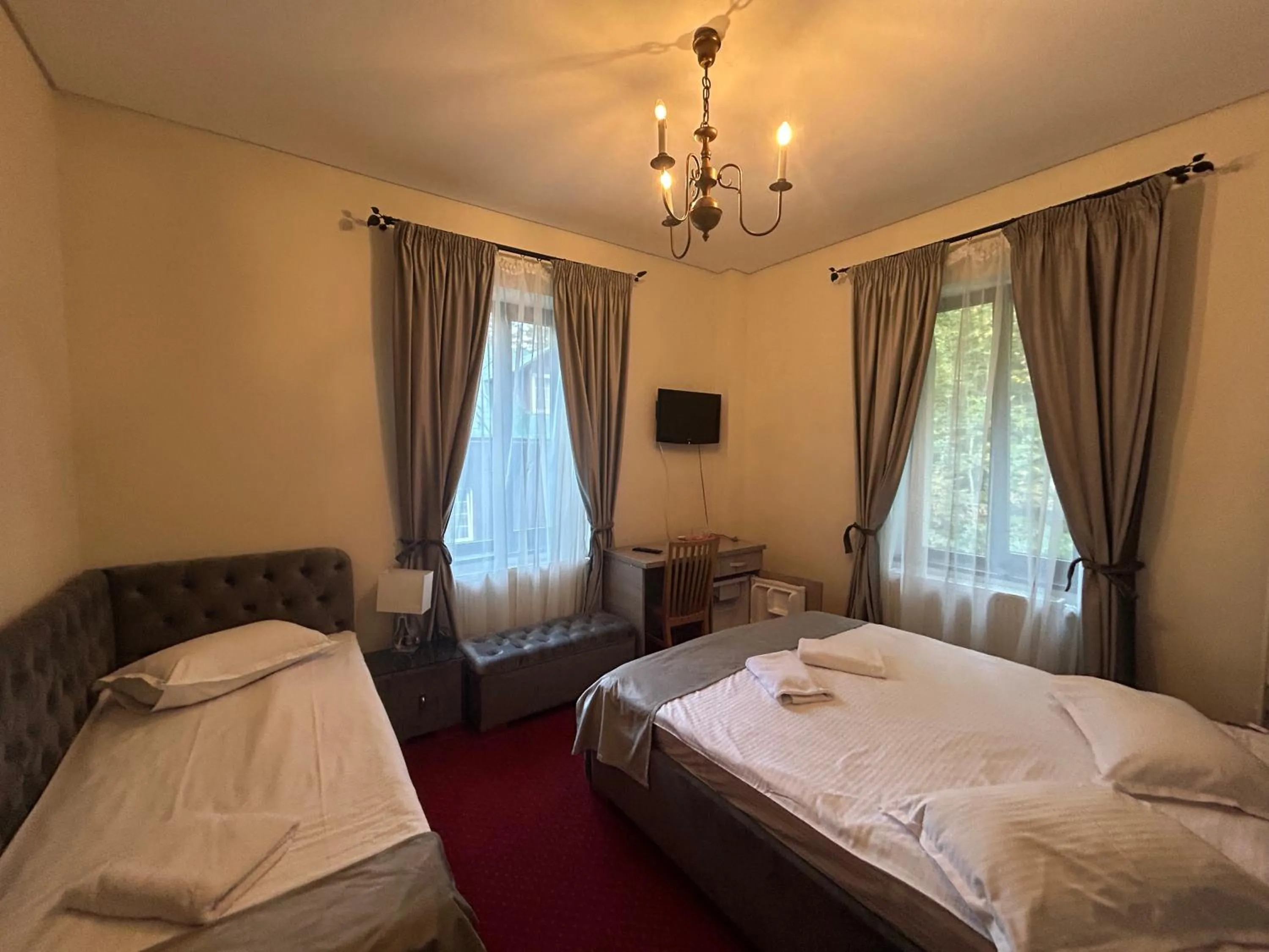 Bed in Hotel Stavilar