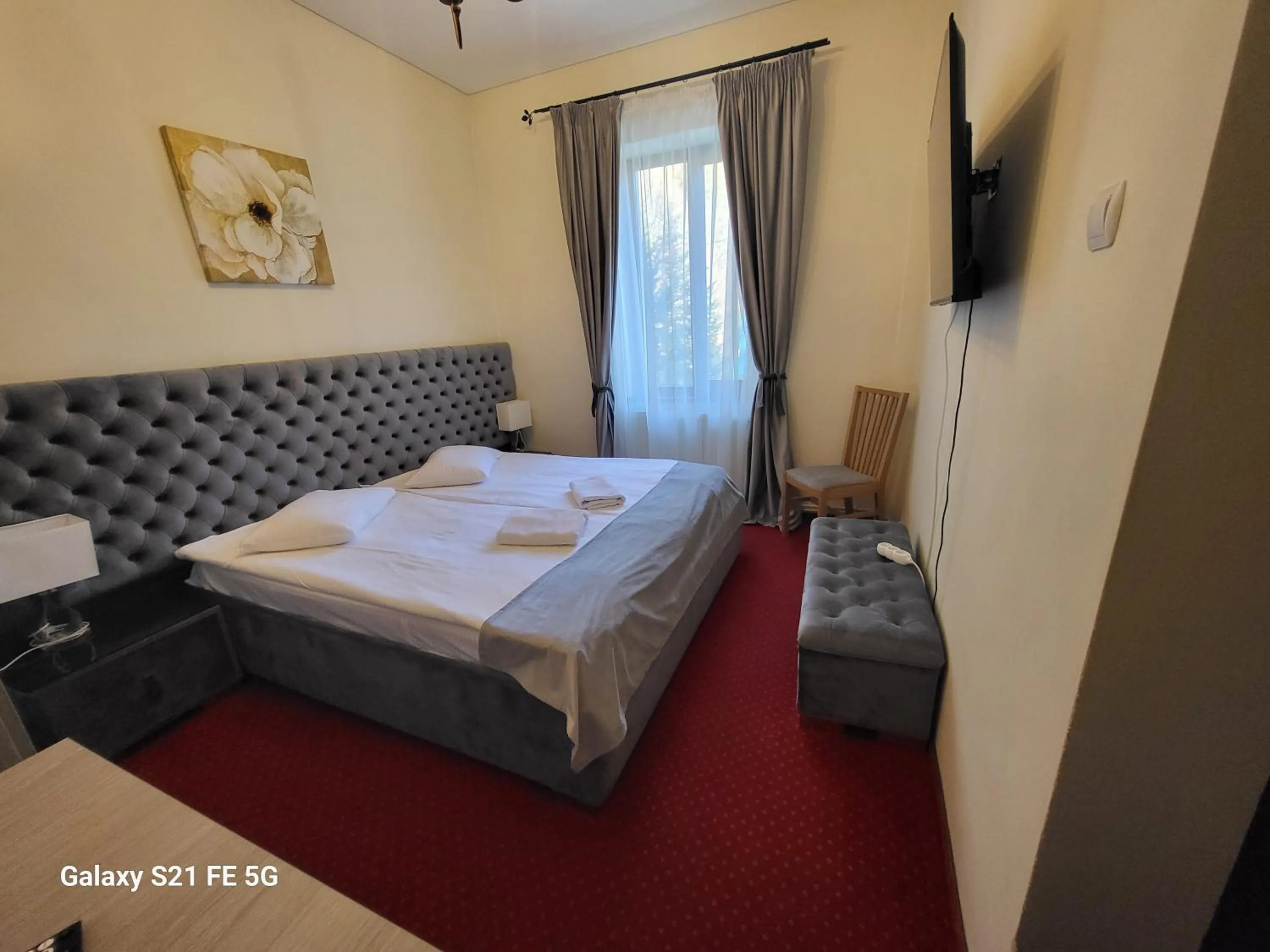 Bed in Hotel Stavilar