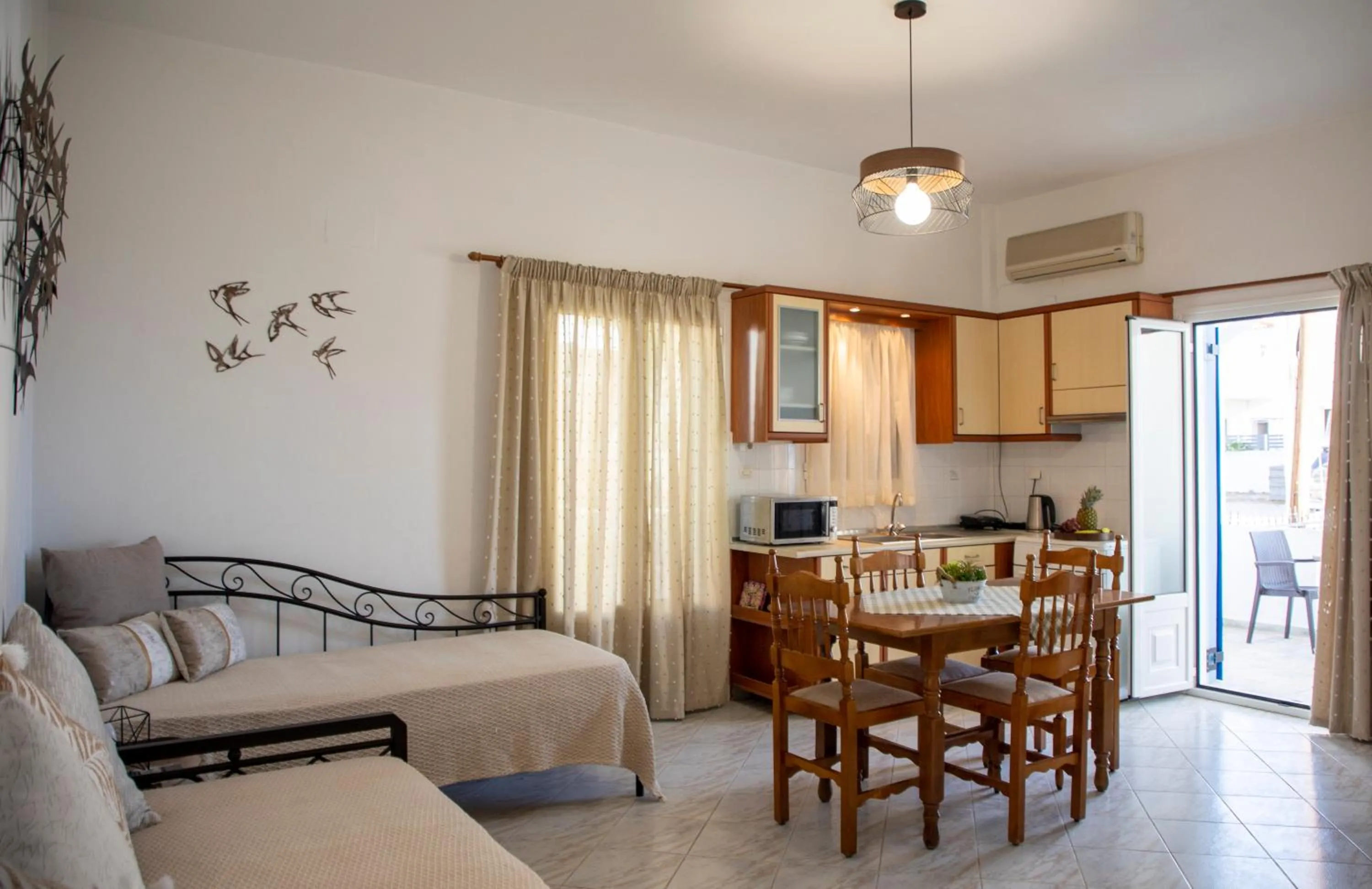 Bed in Sunrise Studios