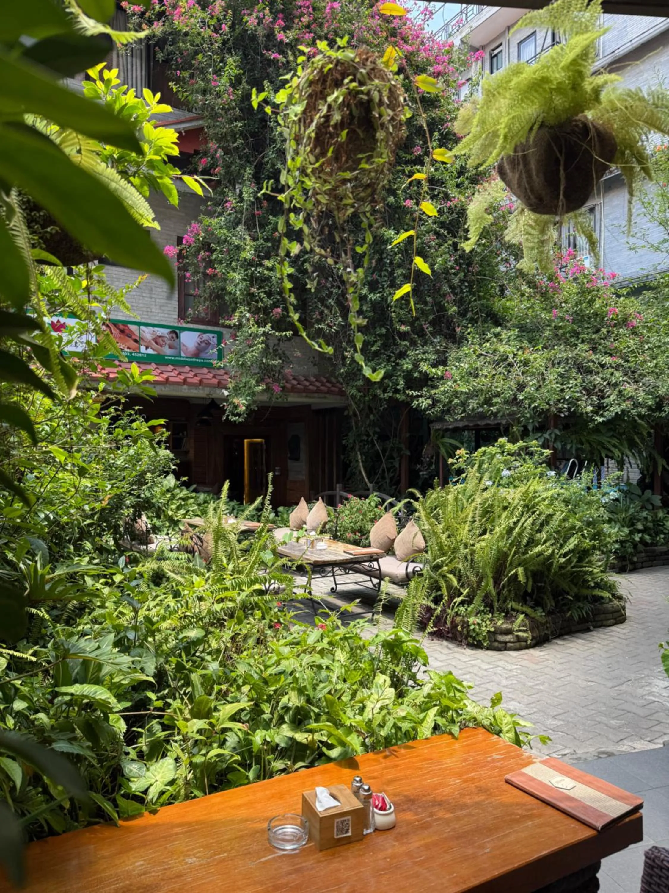 Garden in Hotel Middle Path & Spa