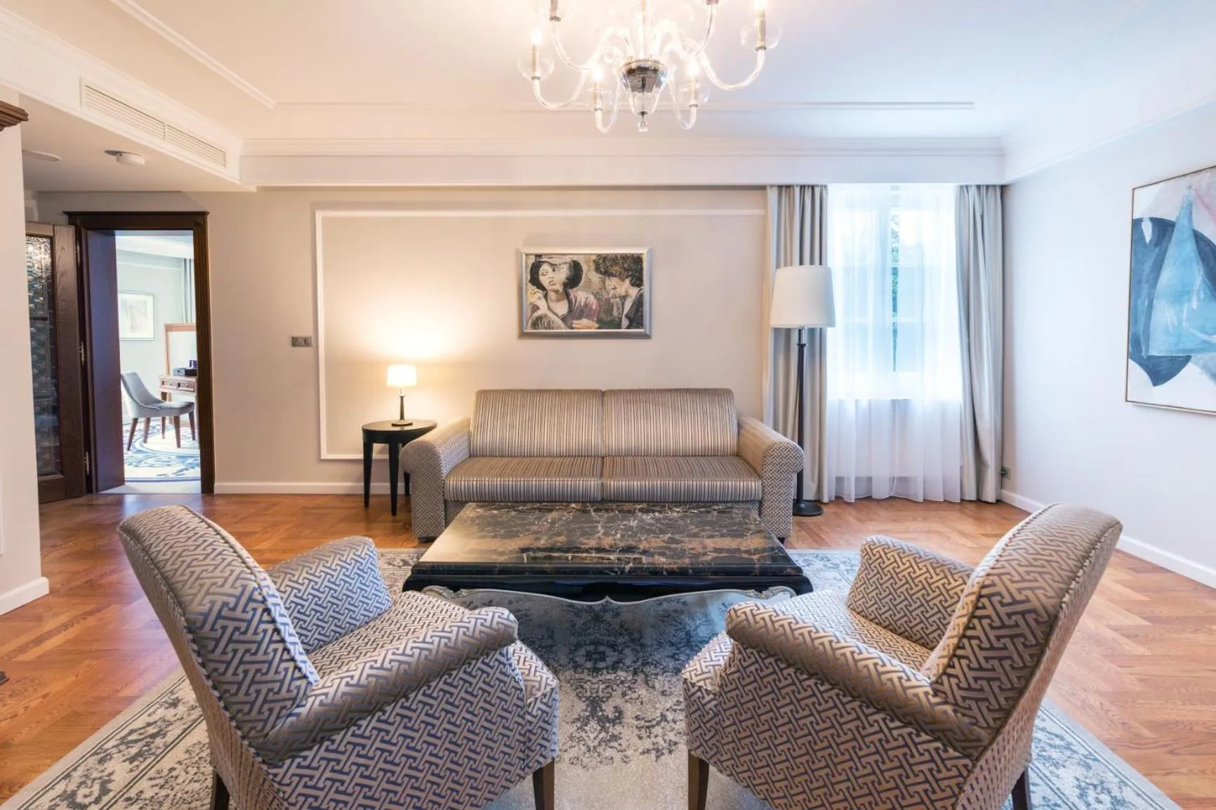 Living room in Palace Art Hotel Pezinok