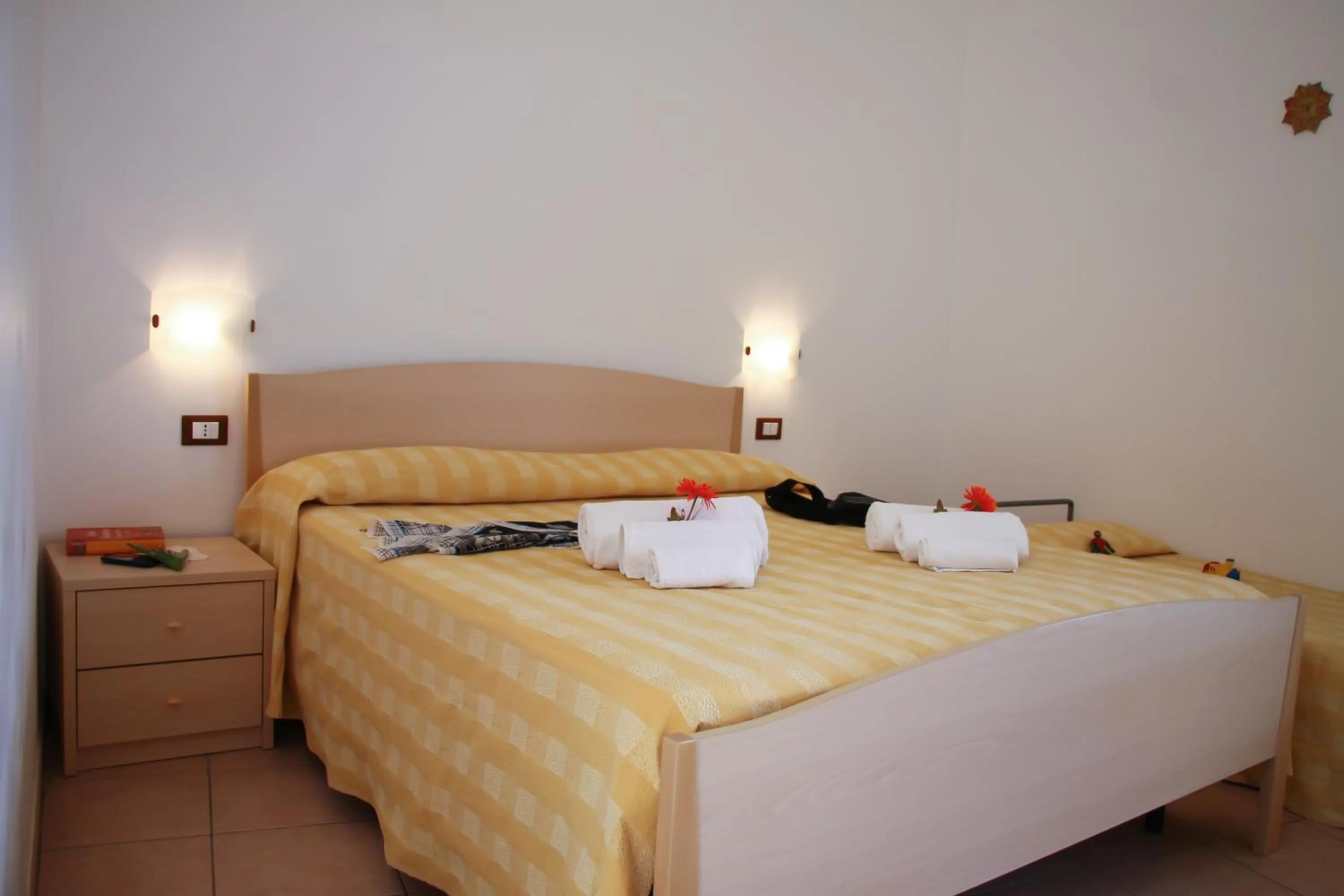 Bedroom, Bed in Hotel L'Ancora