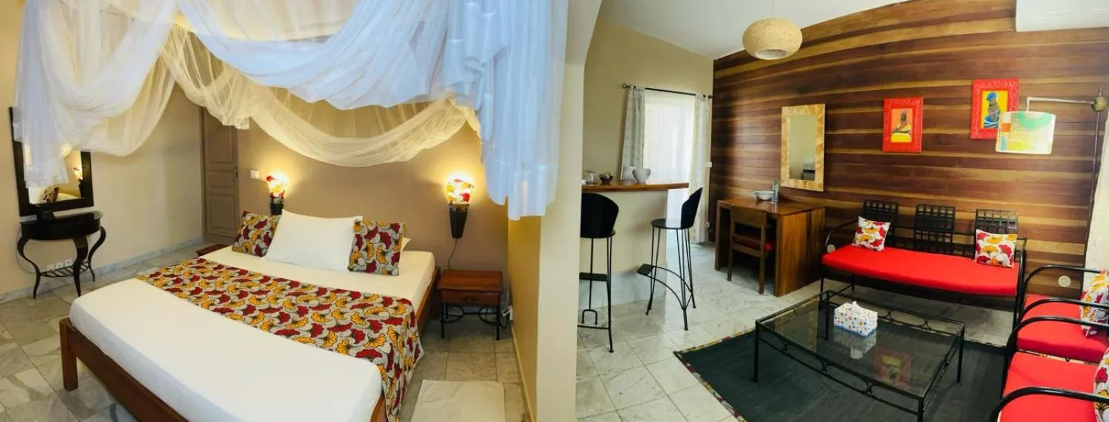 Bed in Le Lodge des Almadies