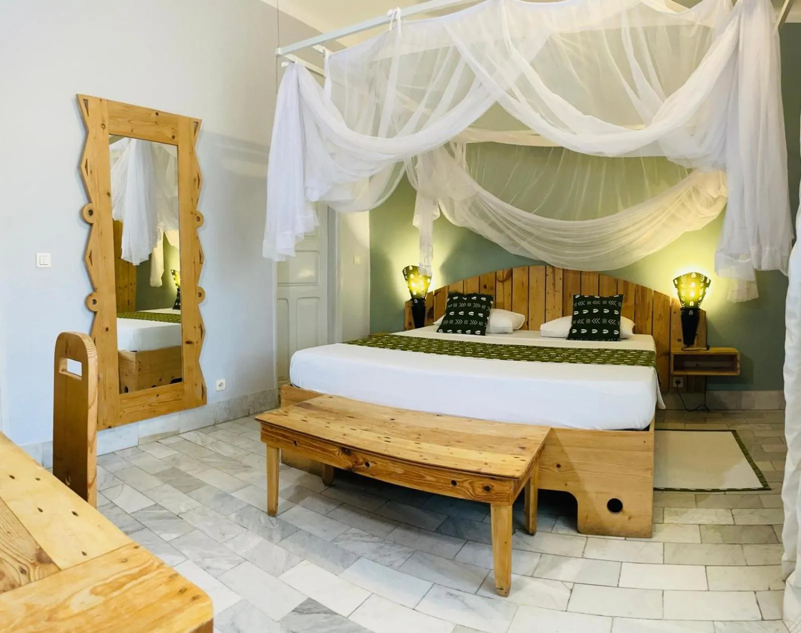 Bed in Le Lodge des Almadies