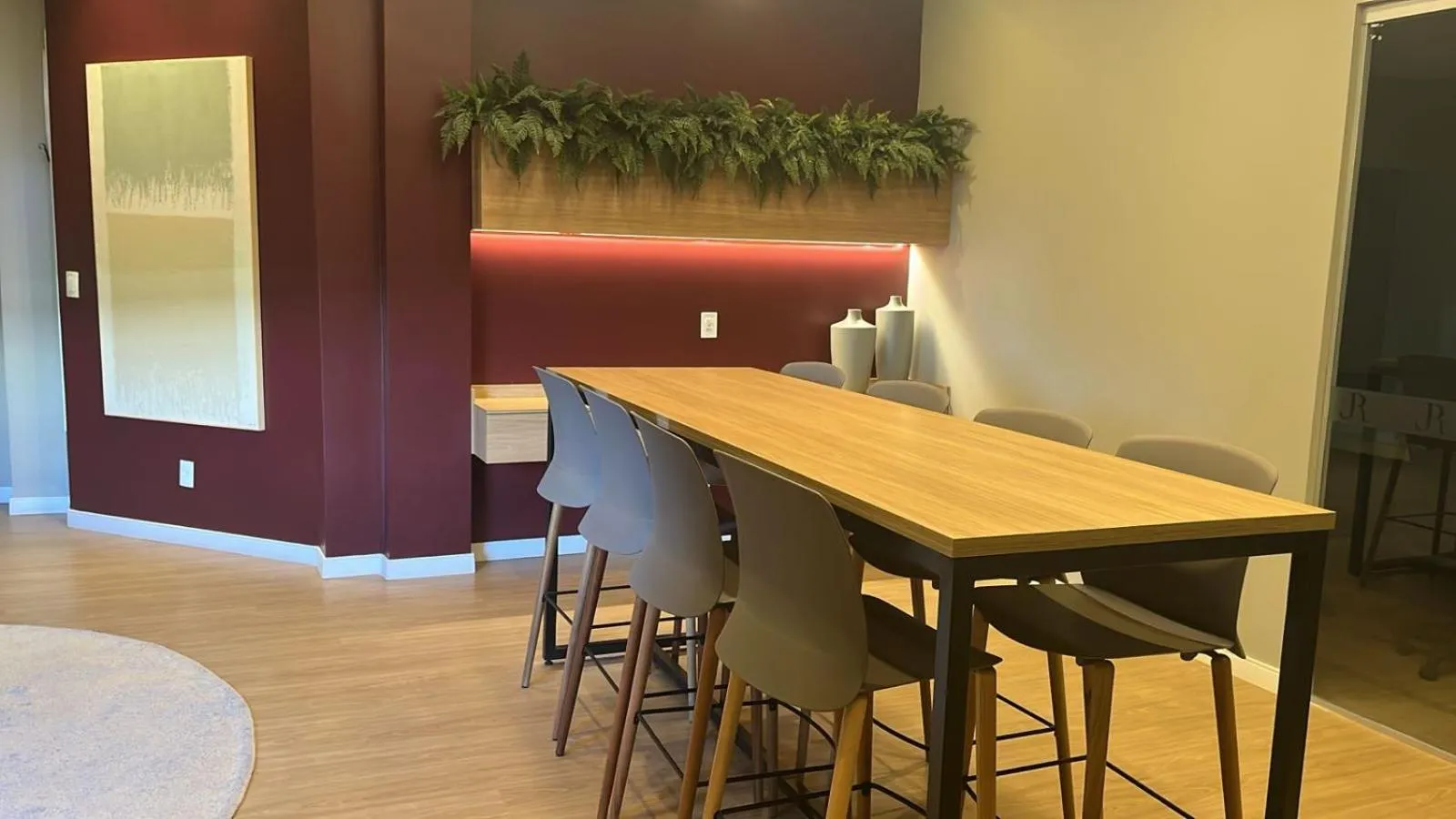 Communal lounge/ TV room in JR Hotel Marilia