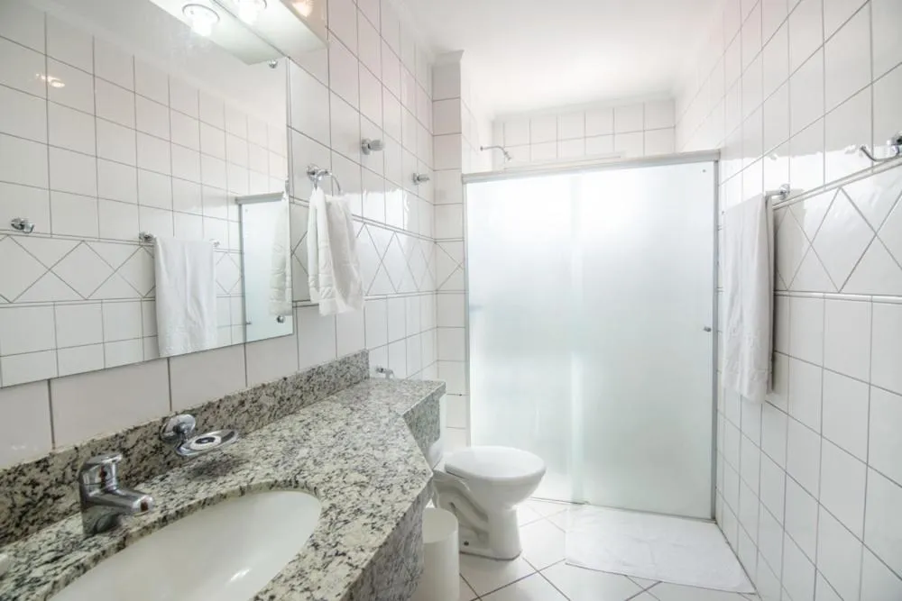 Bathroom in JR Hotel Marilia
