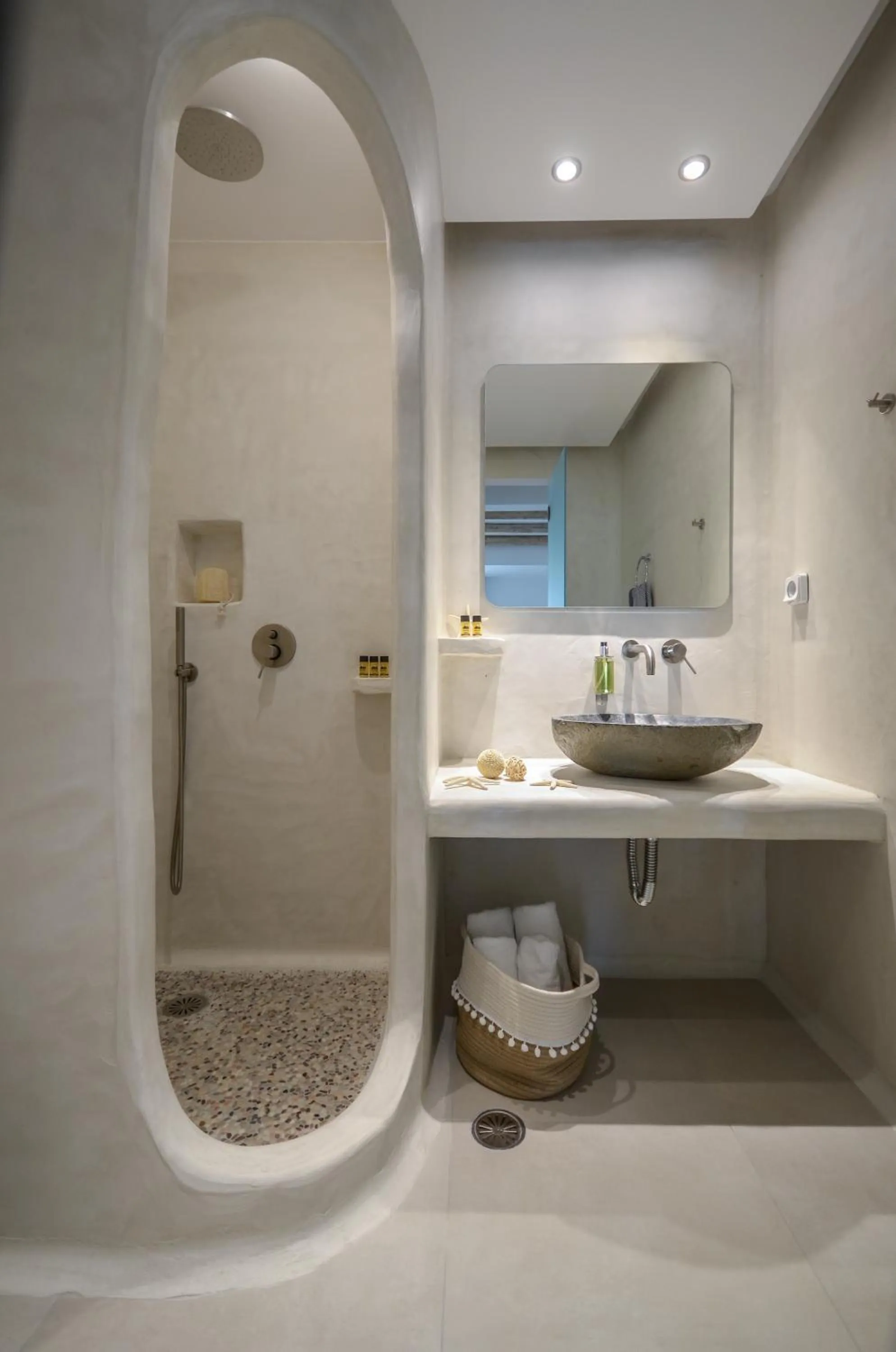 Bathroom in Naxos Nature Suites