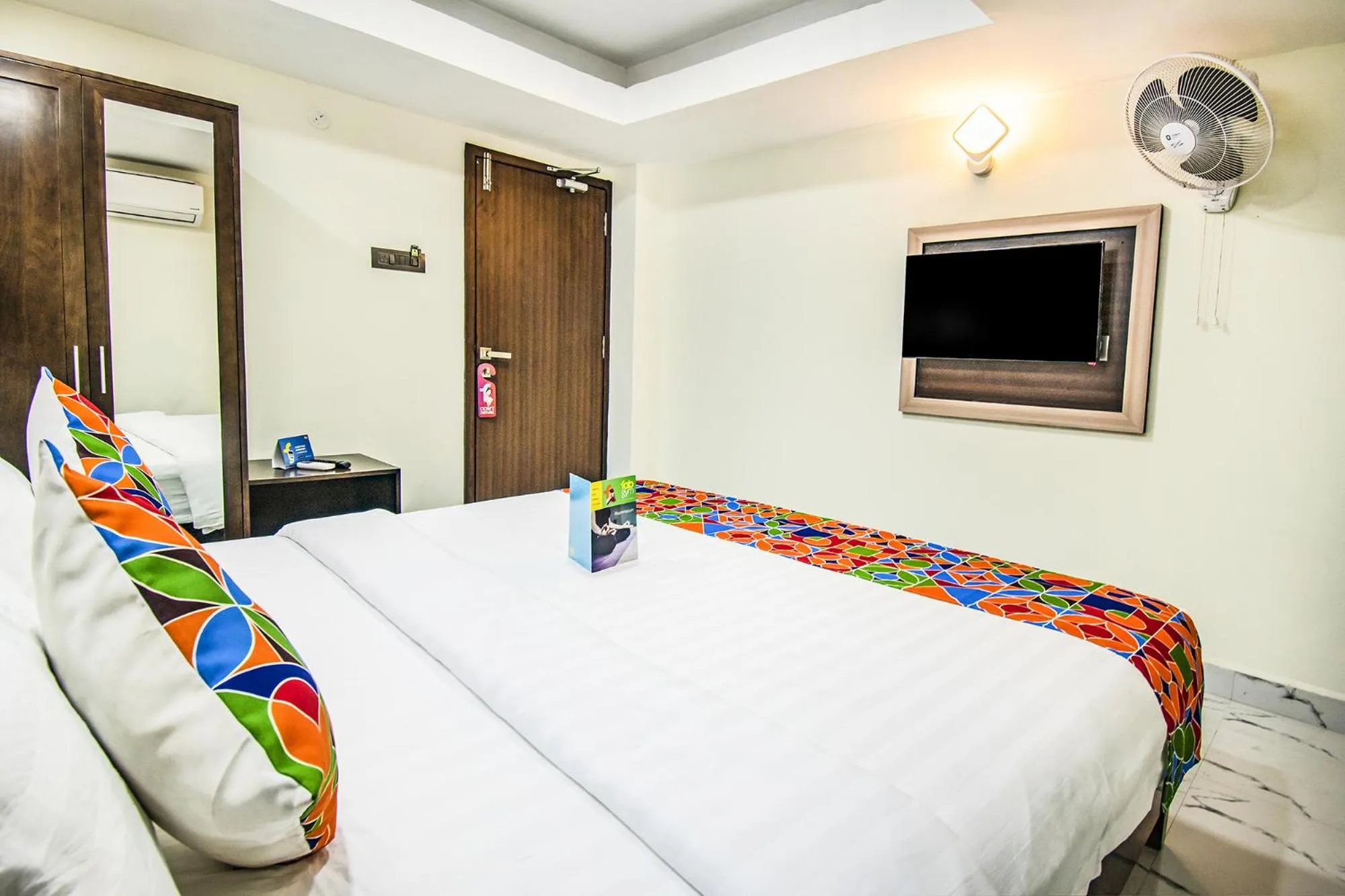 Bed in FabHotel Prince Park - Nr Sajra Fort