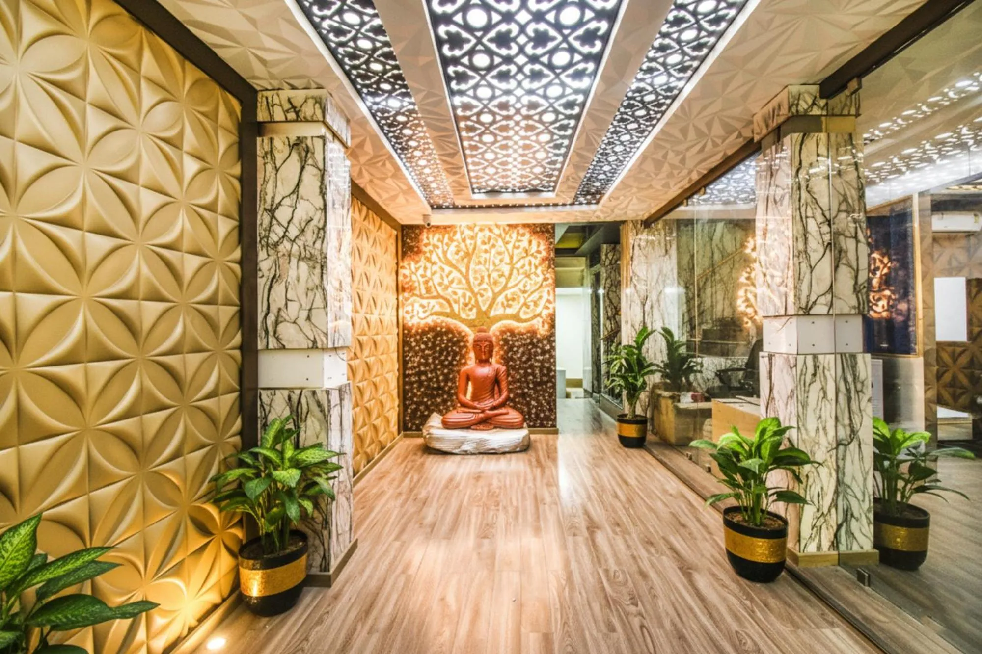 Lobby or reception in FabHotel Prince Park - Nr Sajra Fort