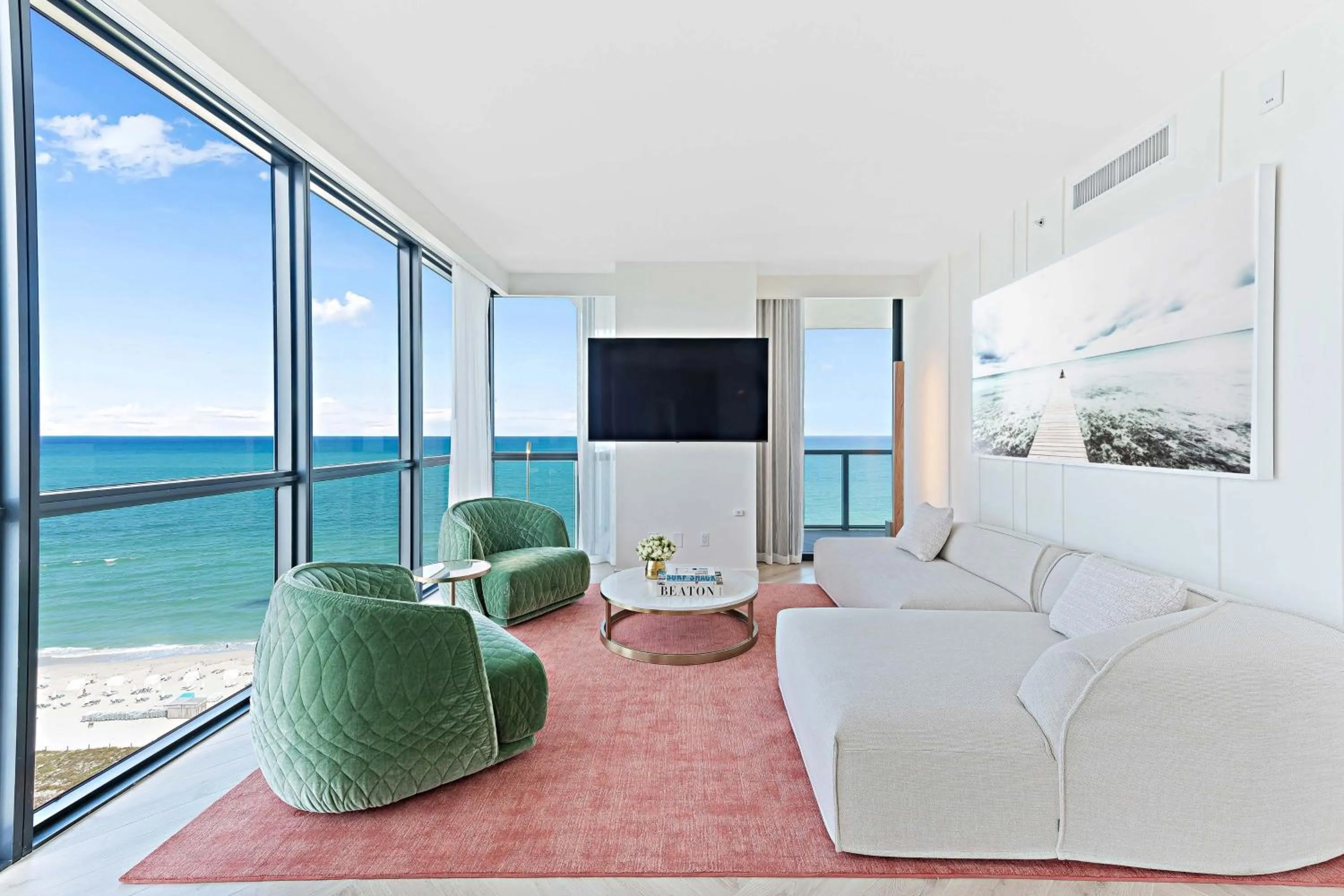 Living room in W South Beach