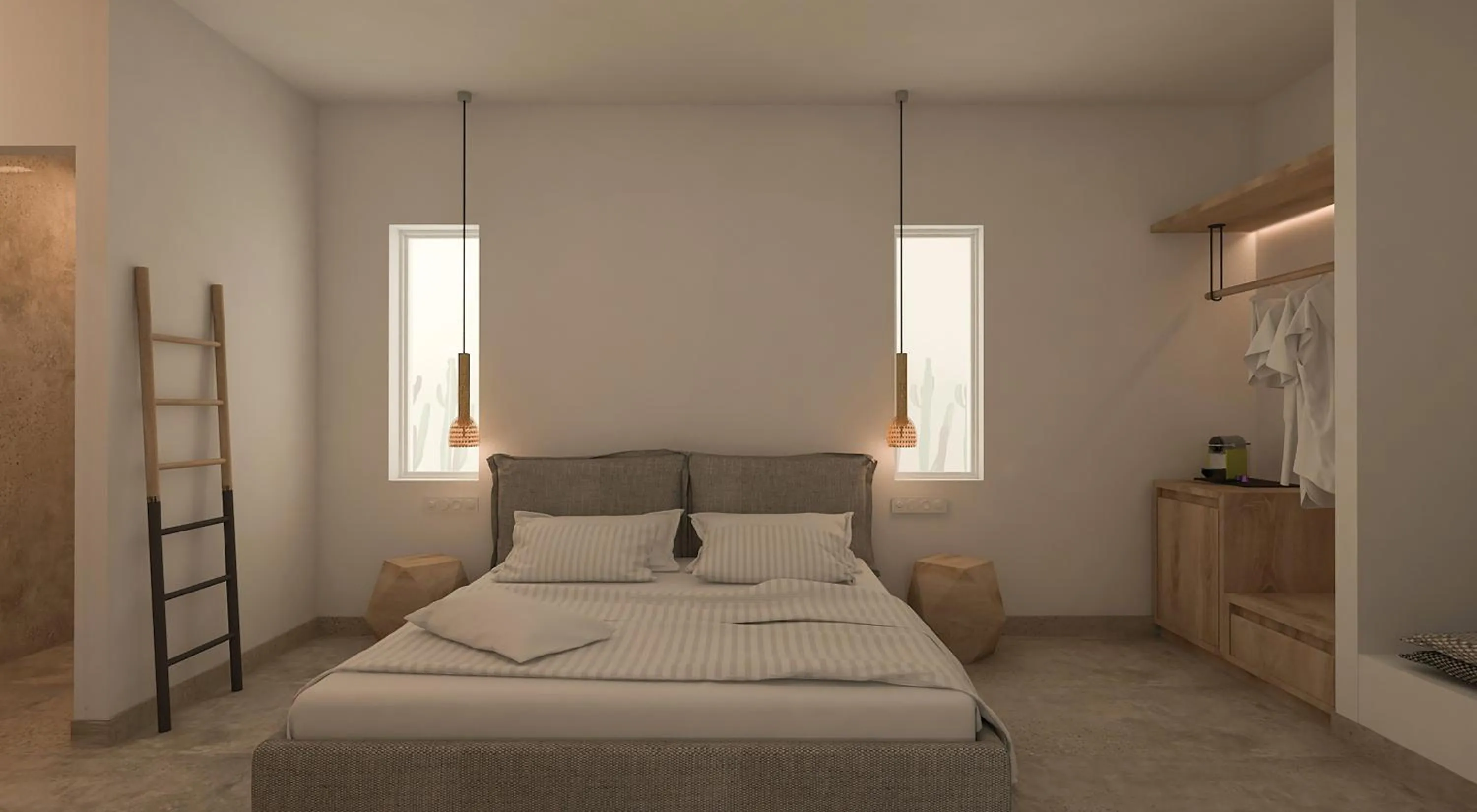 Bed in Apiro Mykonos